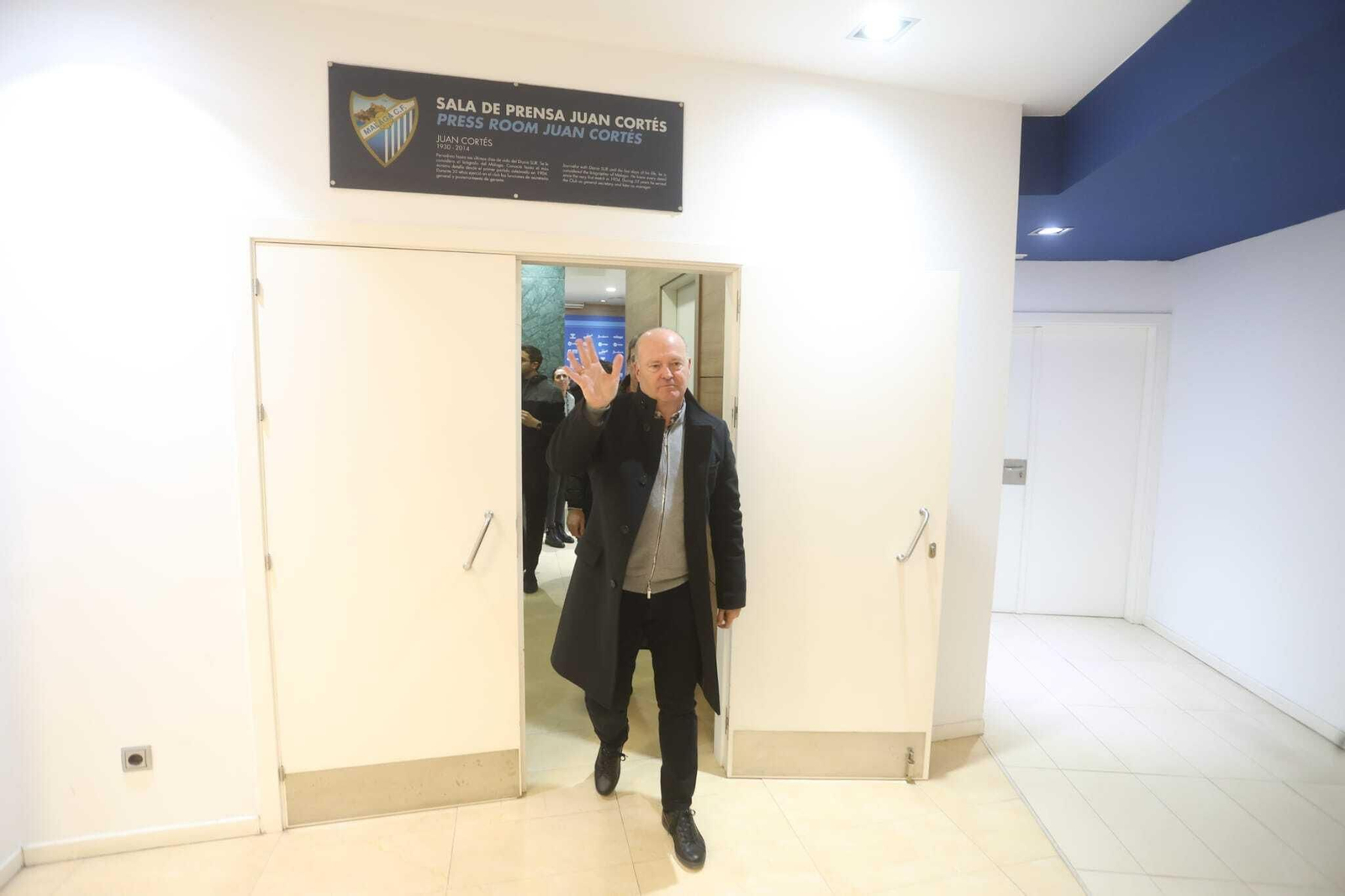 Pepe Mel, a su salida.