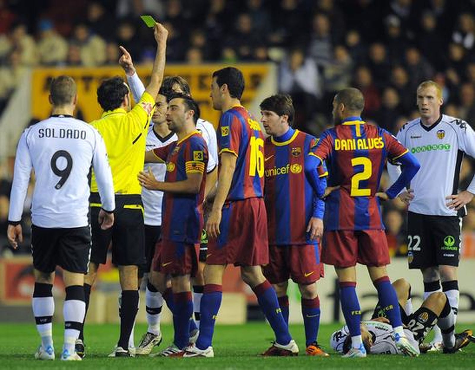 El Barcelona consigue una trabajada victoria en Mestalla.

Foto: AFP/ Reuters