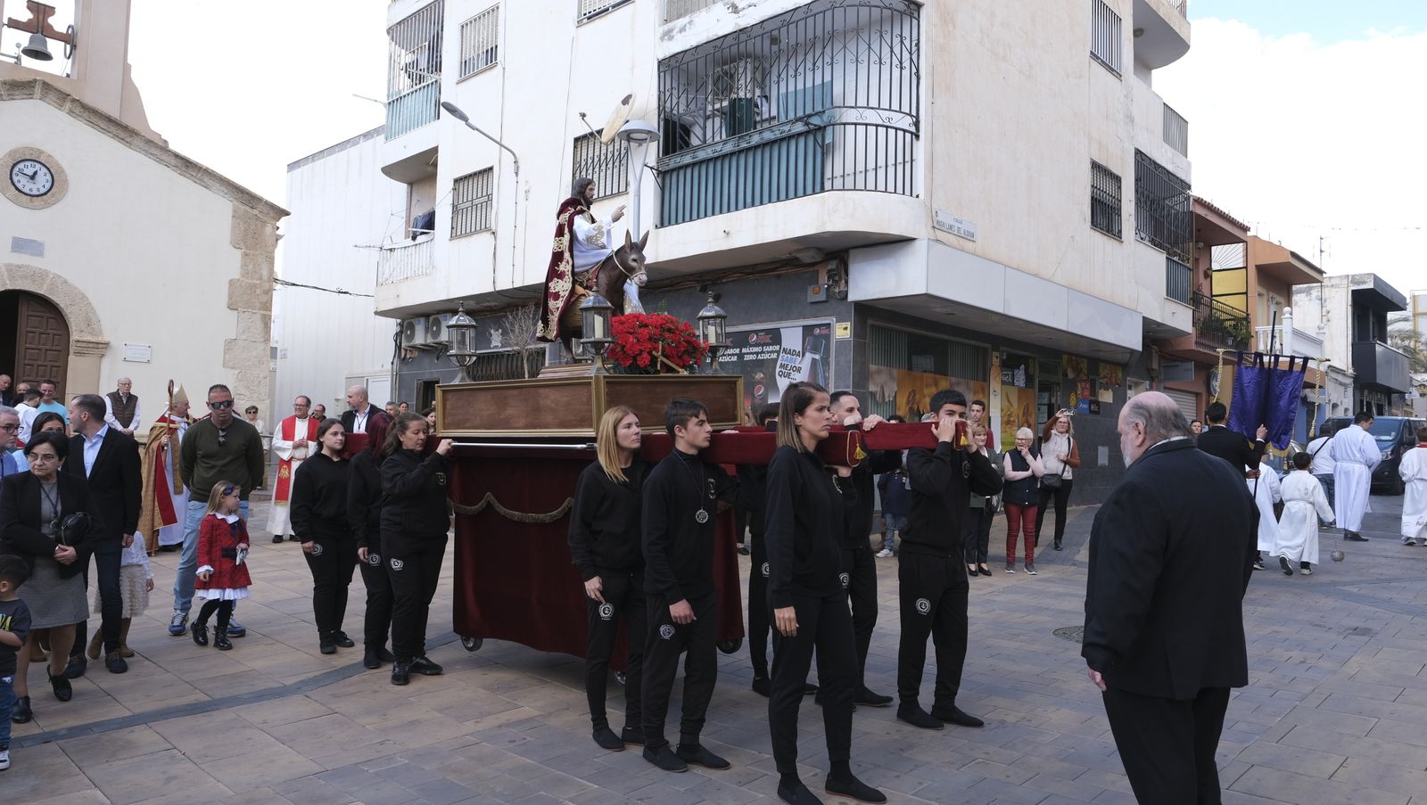 Imágenes de la bendición de la Borriquita de El Alquián, por el Obispo de Almería