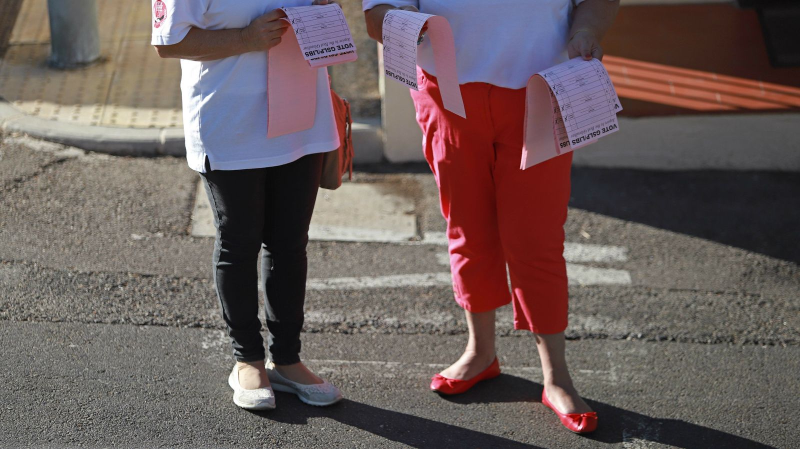 Las mejores fotos de la jornada electoral en Gibraltar