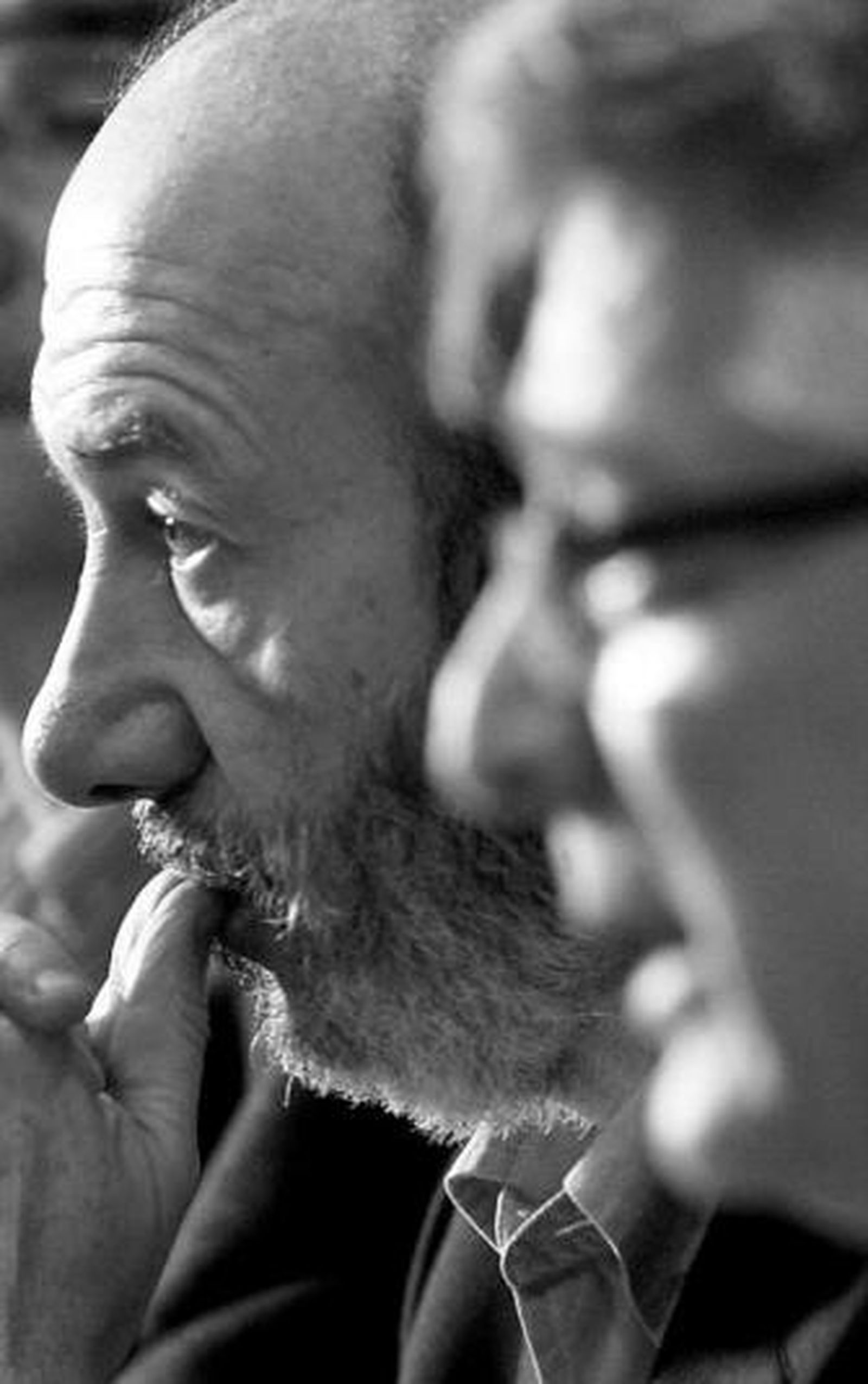 Rubalcaba con González Cabaña, ayer en Cádiz.