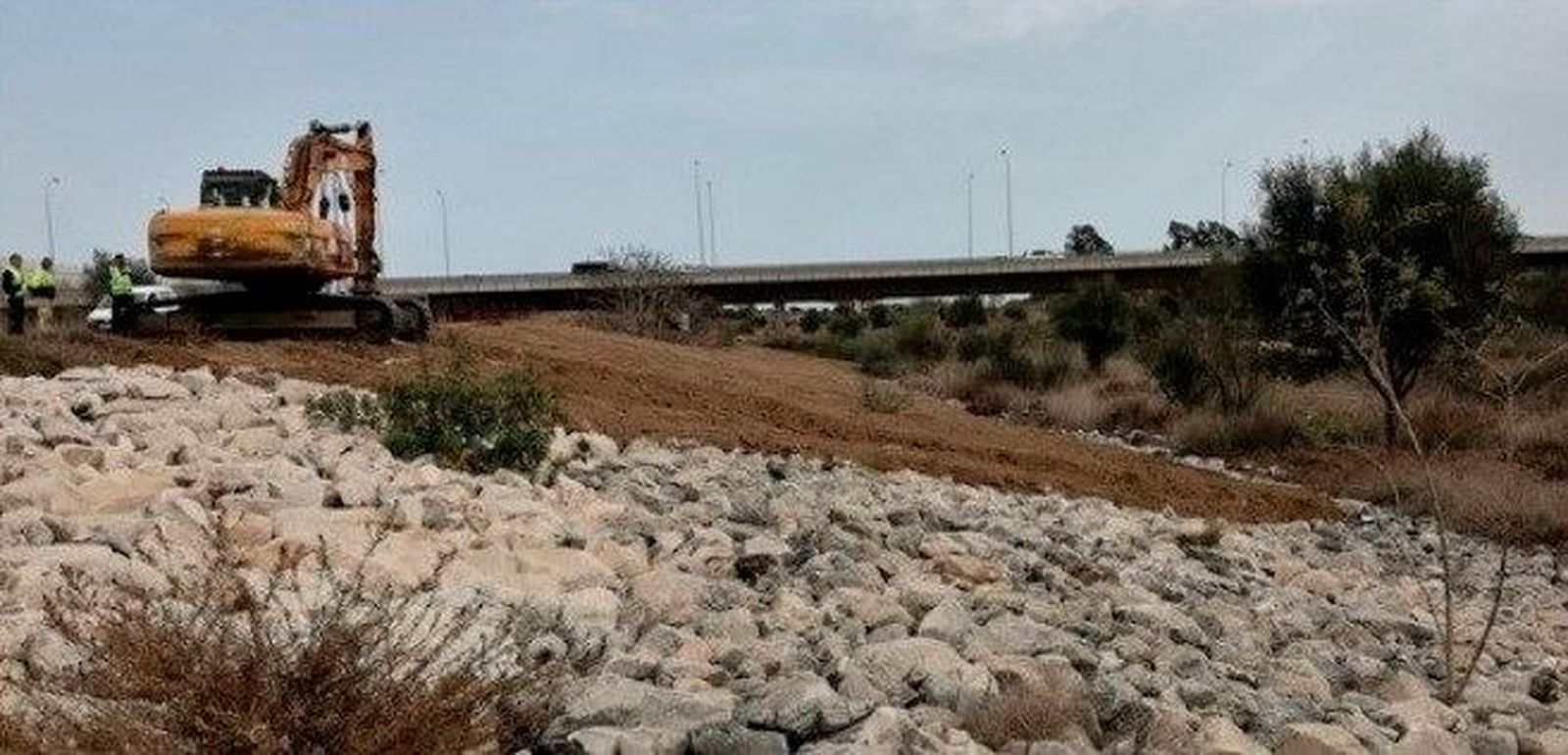 Obras de mejora del cauce del río Guadalhorce