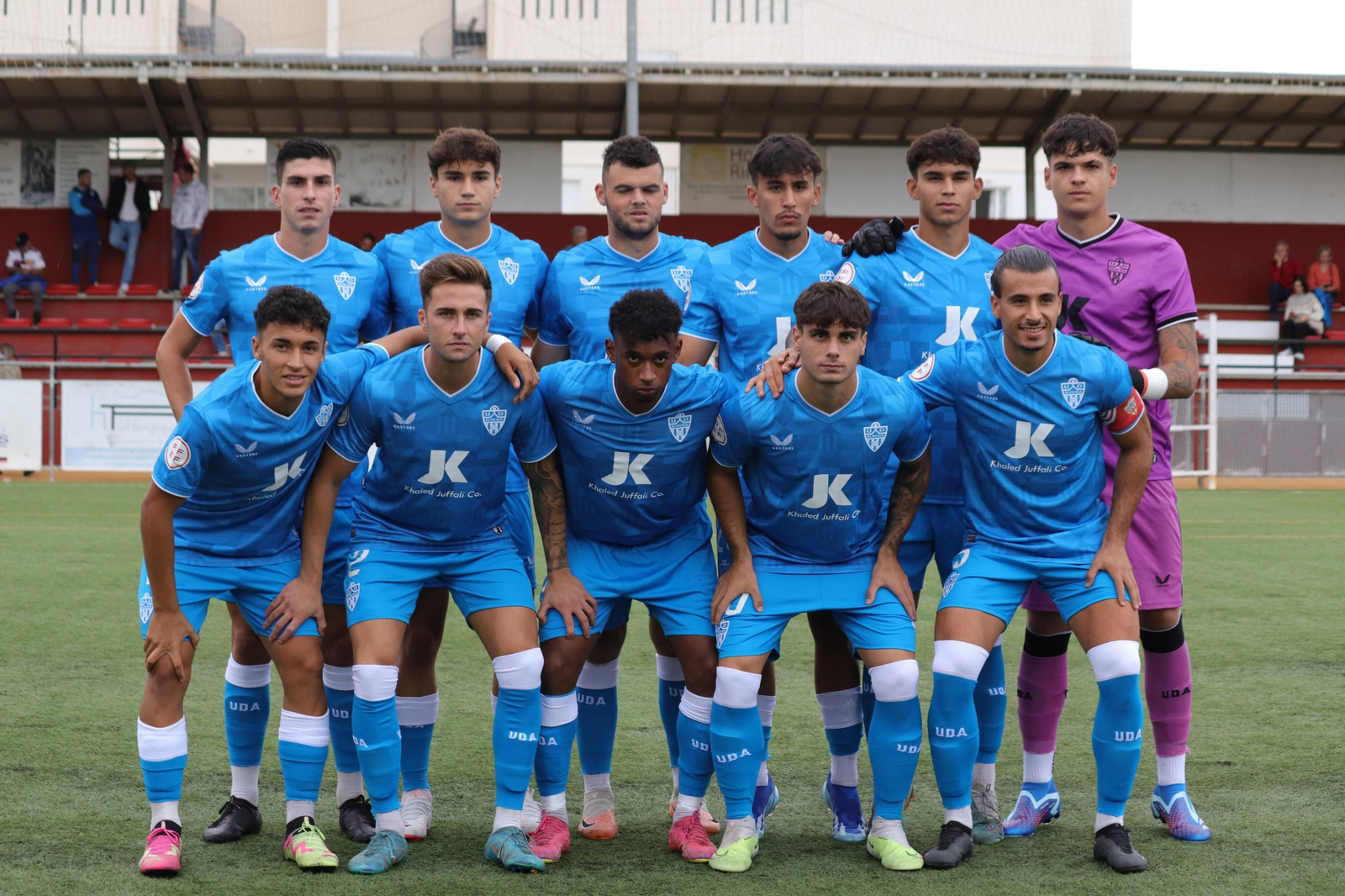 Once presentado por el Almería B de Alberto Lasarte en su partido frente al Rincón disputado en el Francisco Romero.