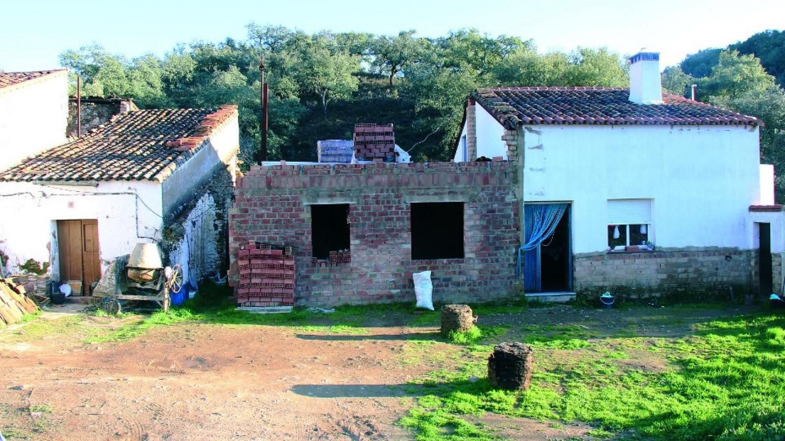 Una parte de las construcciones de la Aldea de Los Viejos