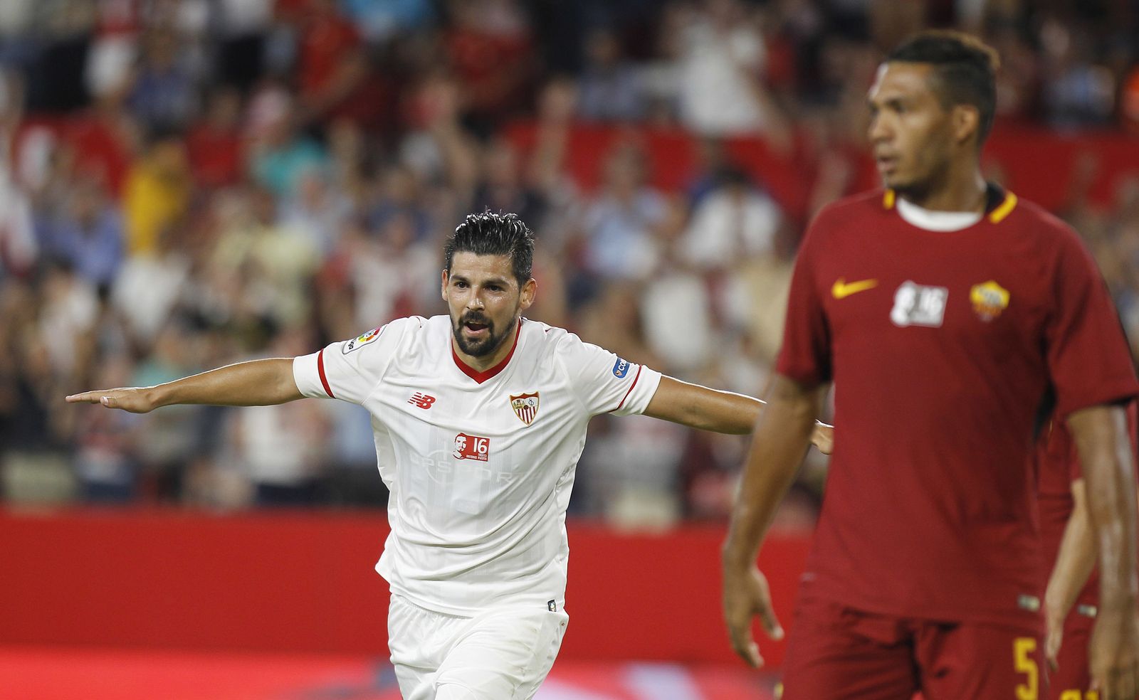 Las imágenes del Sevilla-Roma del IX Trofeo Antonio Puerta