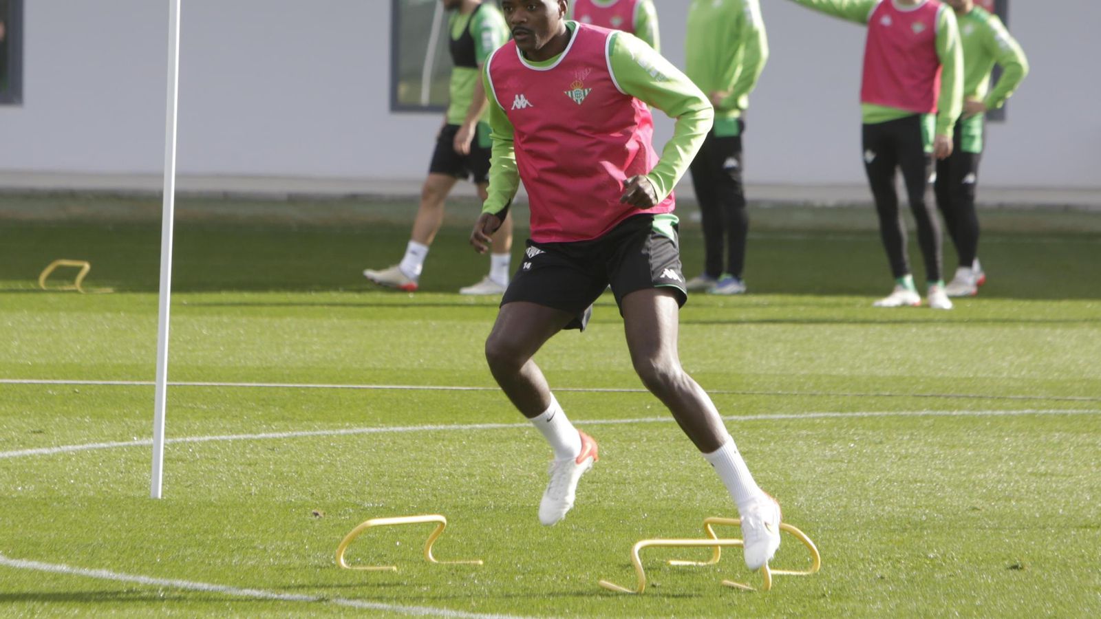 William Carvalho, en un entrenamiento.