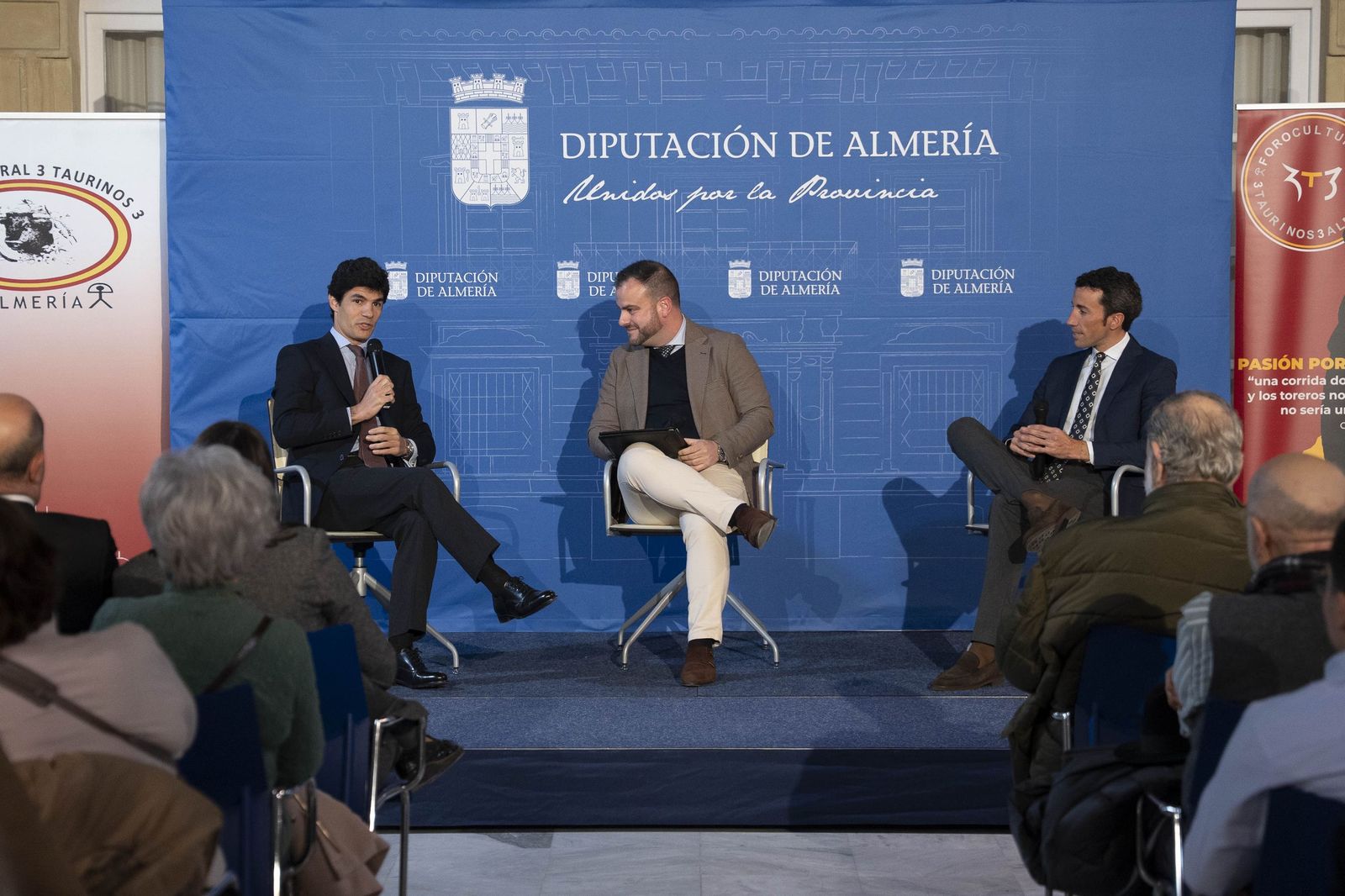 Pablo Aguado y David de Miranda, premiados en el Foro 3 Taurinos 3 de Almería