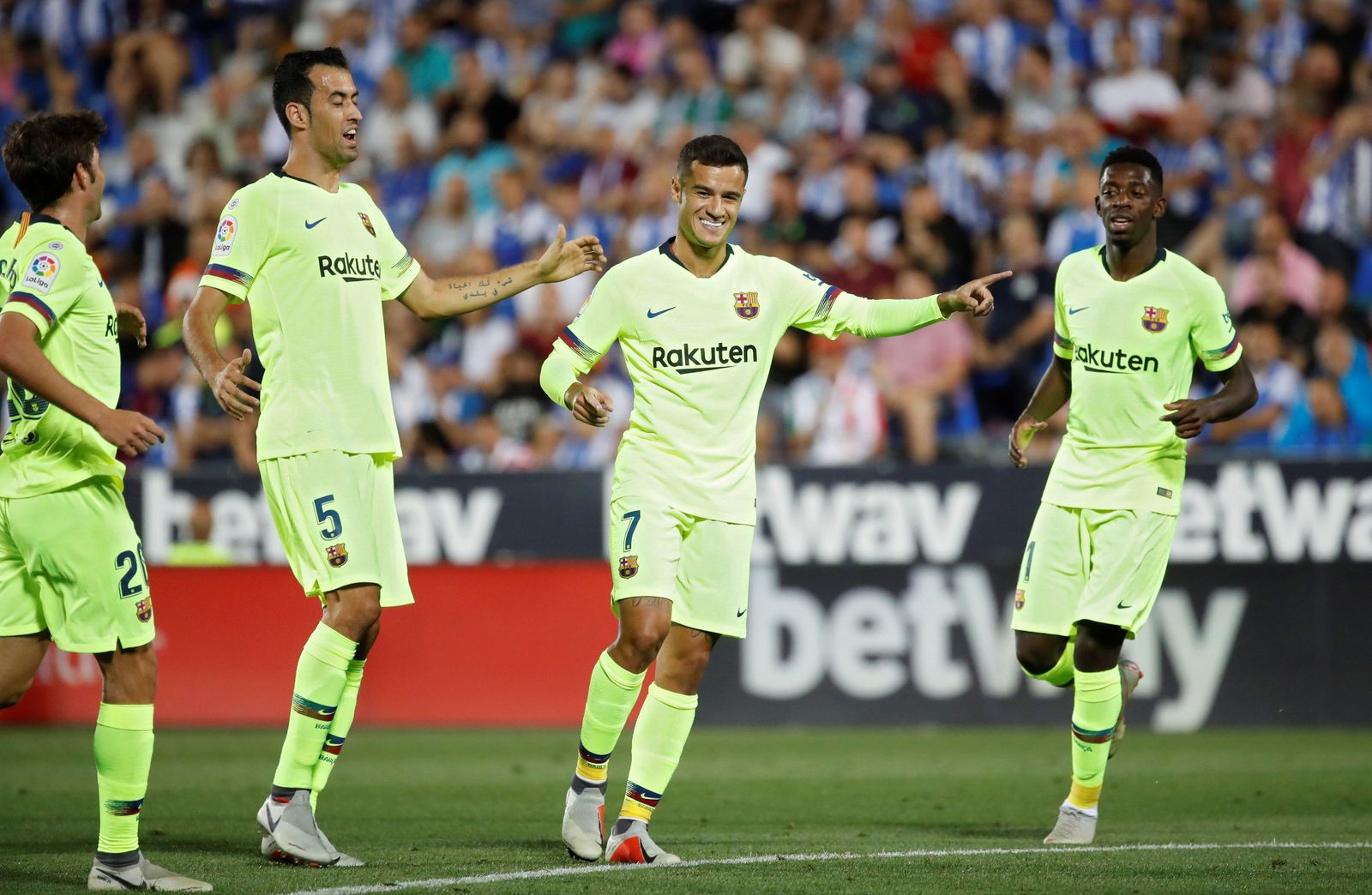 Las imágenes del Leganés-Barcelona