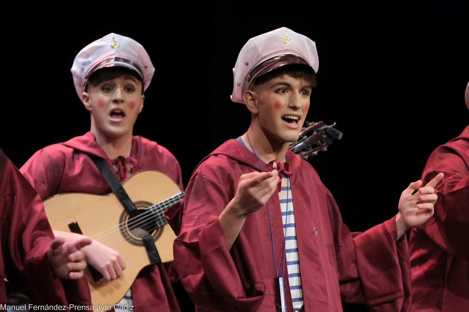 La chirigota 'Los testigos del 3x4'