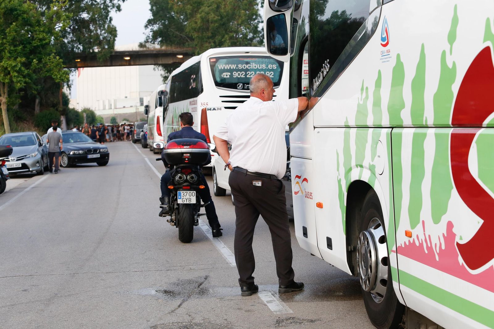Fotos del segundo día de la huelga del metal en el Campo de Gibraltar