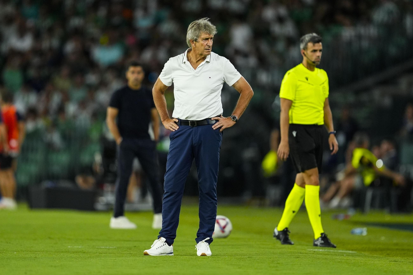 Manuel Pellegrini, en el partido de la pasada semana ante el Girona.