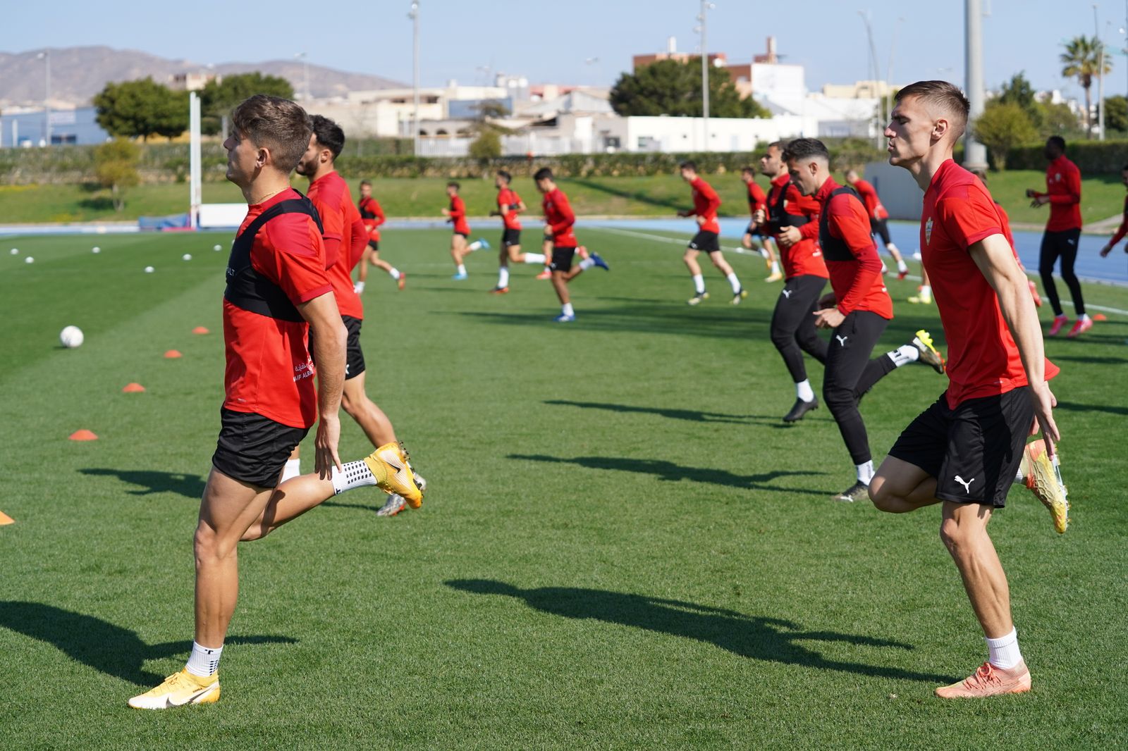 Calentamiento rojiblanco.