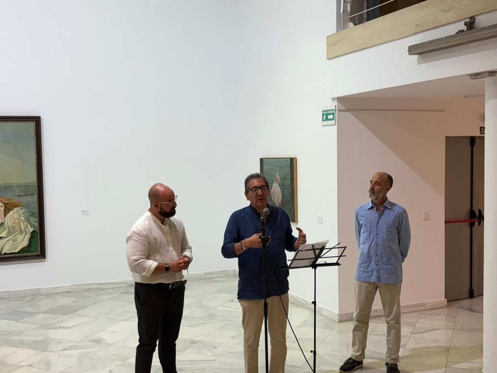 El alcalde de El Puerto de Santa María, Germán Beardo, con Antonio Pulido y José Ramón Rodríguez Mateo.
