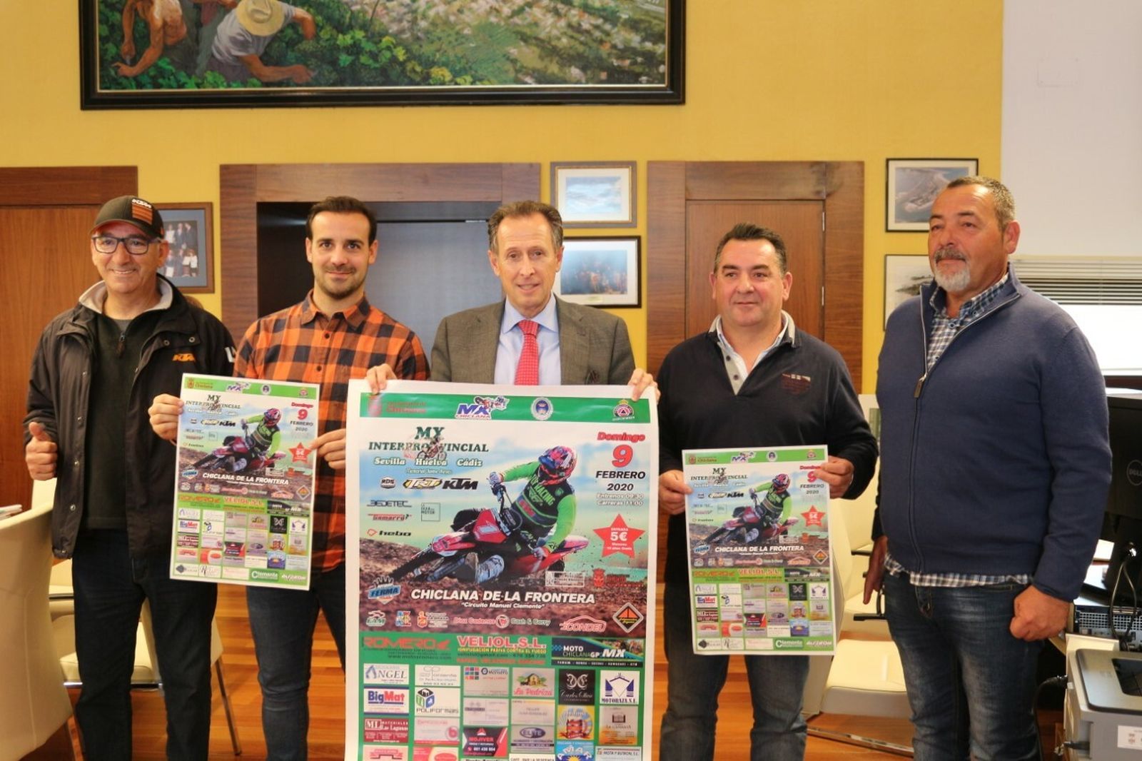 Presentacion de la prueba deportiva días atrás en el Ayuntamiento.