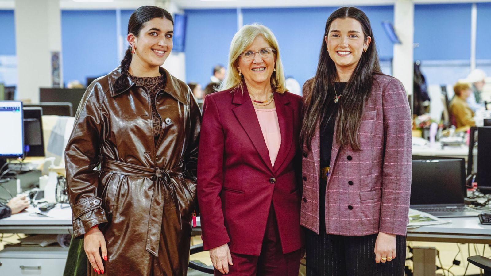 Eugenia de Gabriel, Amidea Navarro y Salud del Rey (de izquierda a derecha), protagonistas esta semana en 'El podcast de El Palquillo'