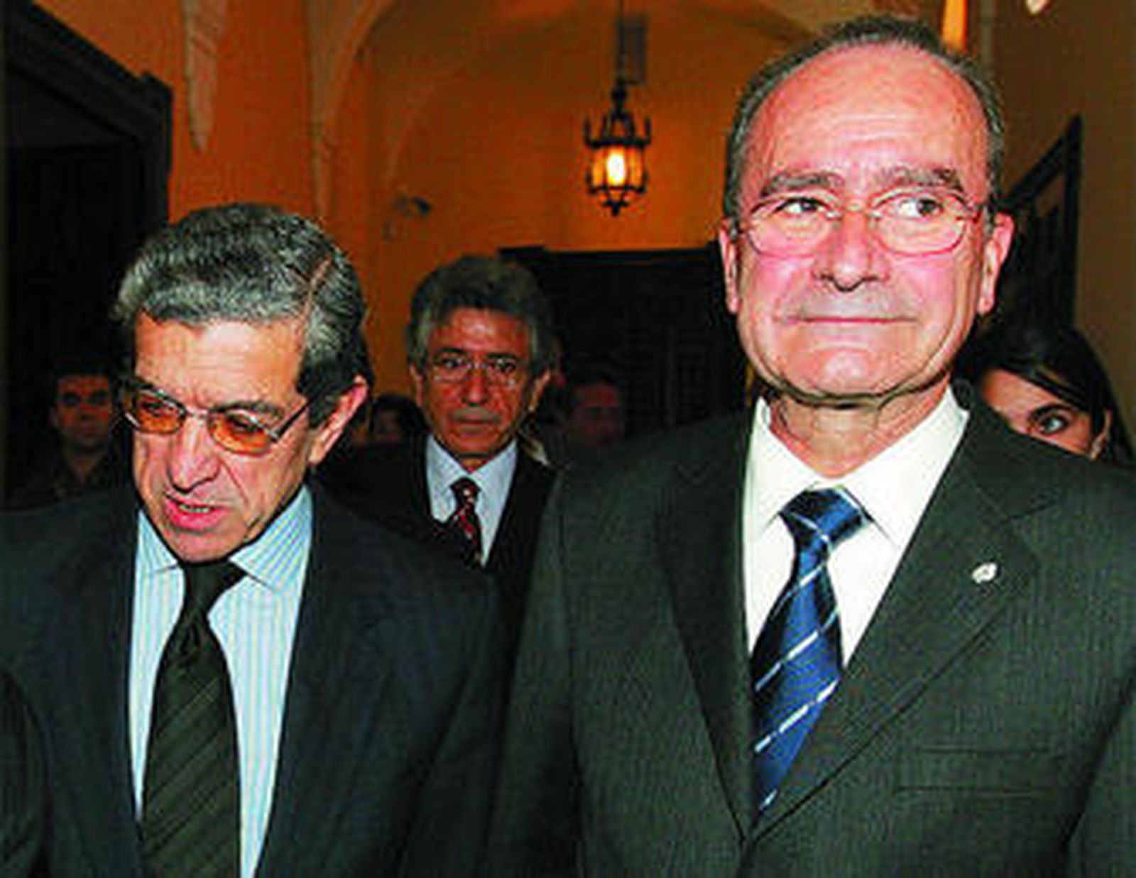 Medel y De la Torre en una imagen de archivo.