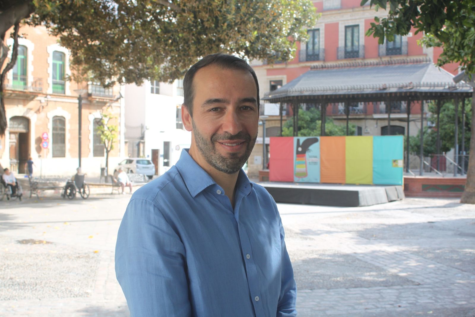 Santiago Casal, portavoz de la gestora de AxSí en Jerez.