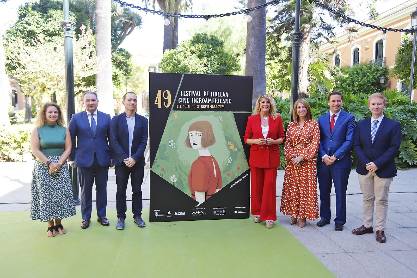 Presentación del cartel anunciador de la 49 edición del Festival de Cine Iberoamericano de Huelva