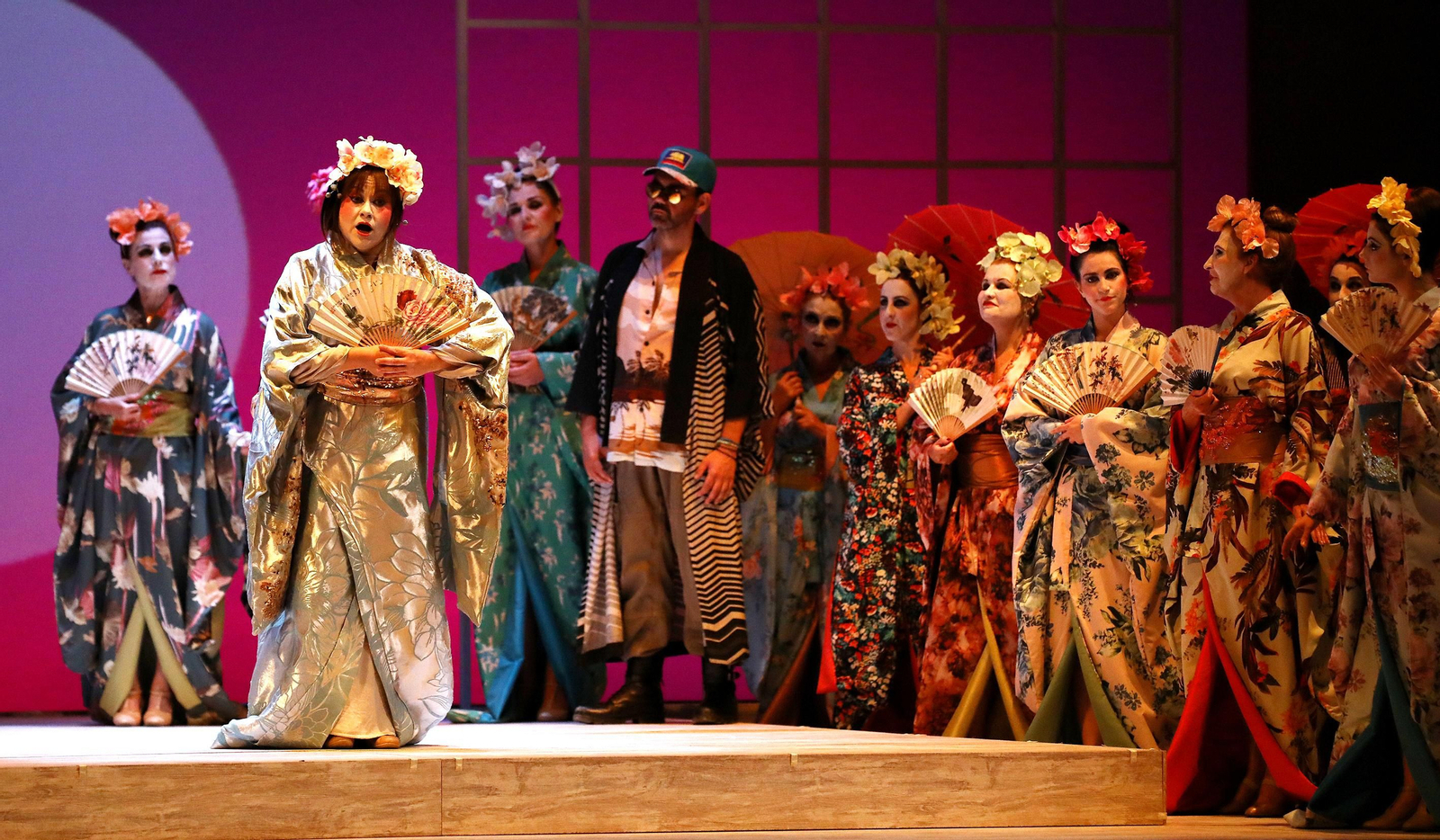 Imágenes de la ópera Madama Butterfly  con la jerezana Maribel Ortega como protagonista