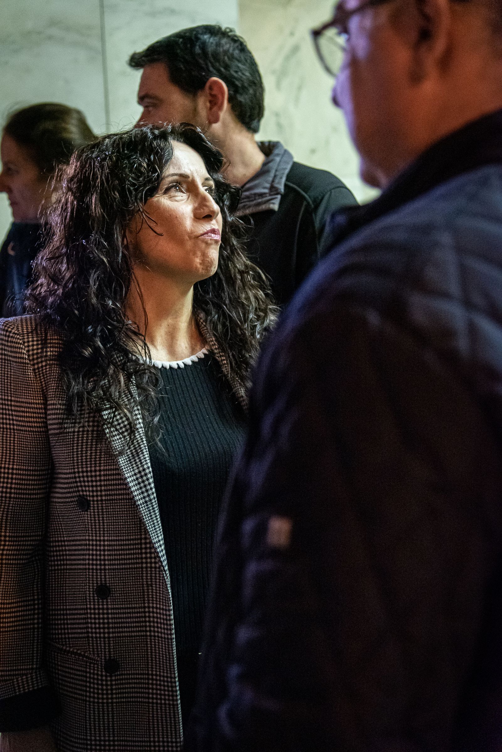 Imágenes de la jornada electoral en la sede de Ciudadanos en Huelva