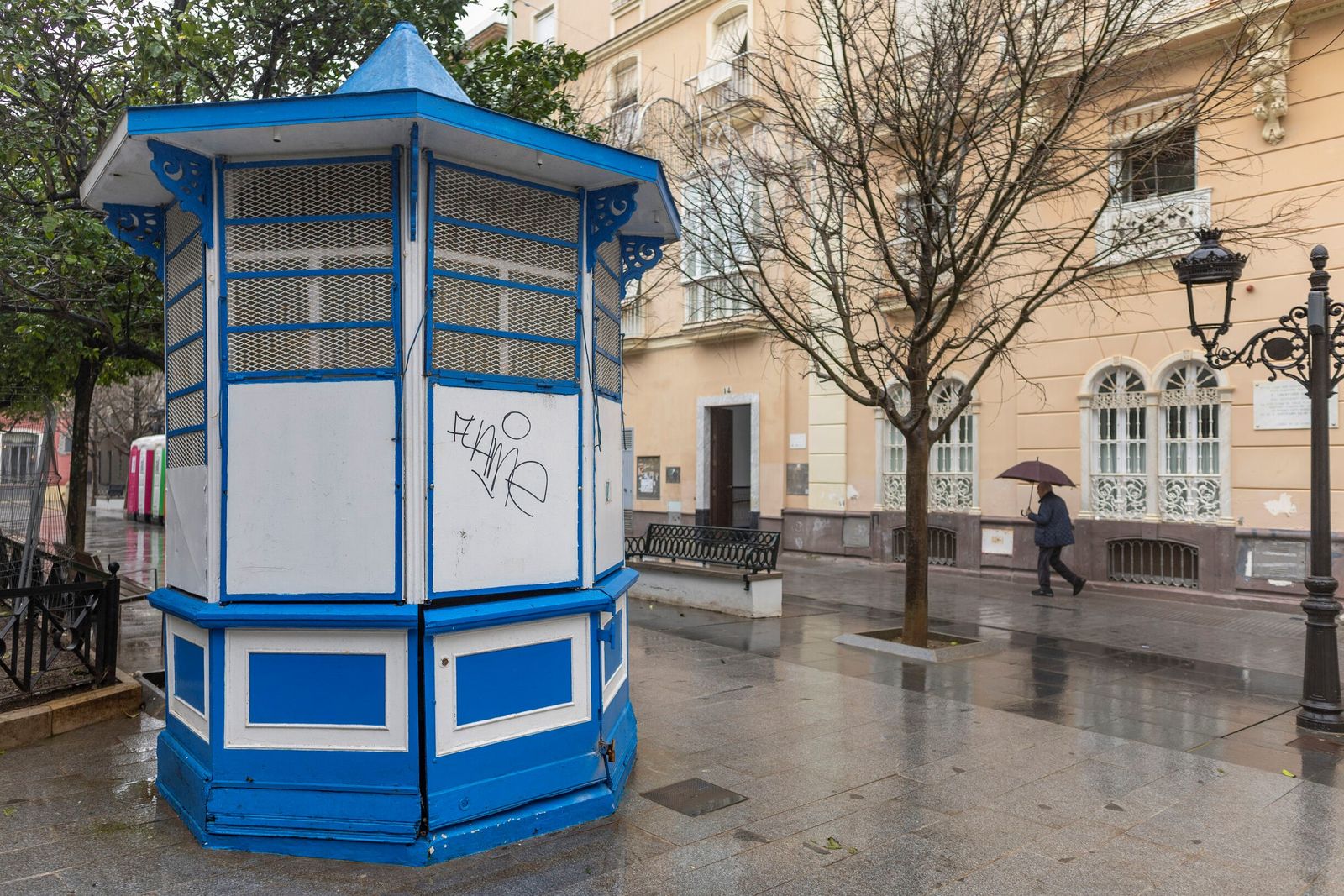 Exterior del kiosco.