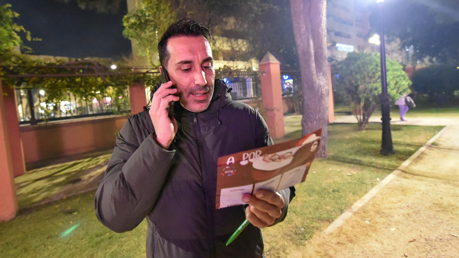 La yincana solidaria 'A por el gordo' en La Línea, en imágenes