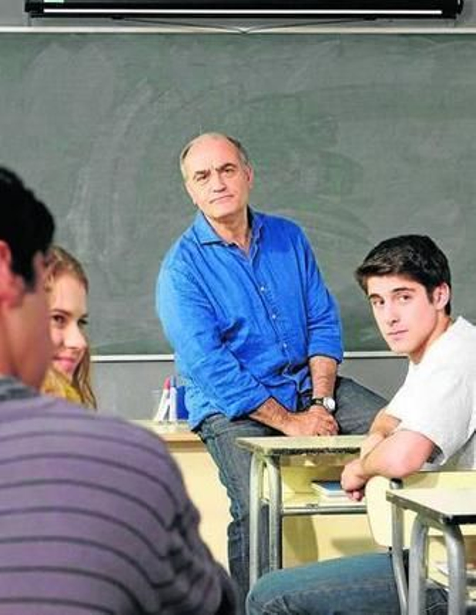 El profesor Merlín (Francesc Orella), en plena lección.