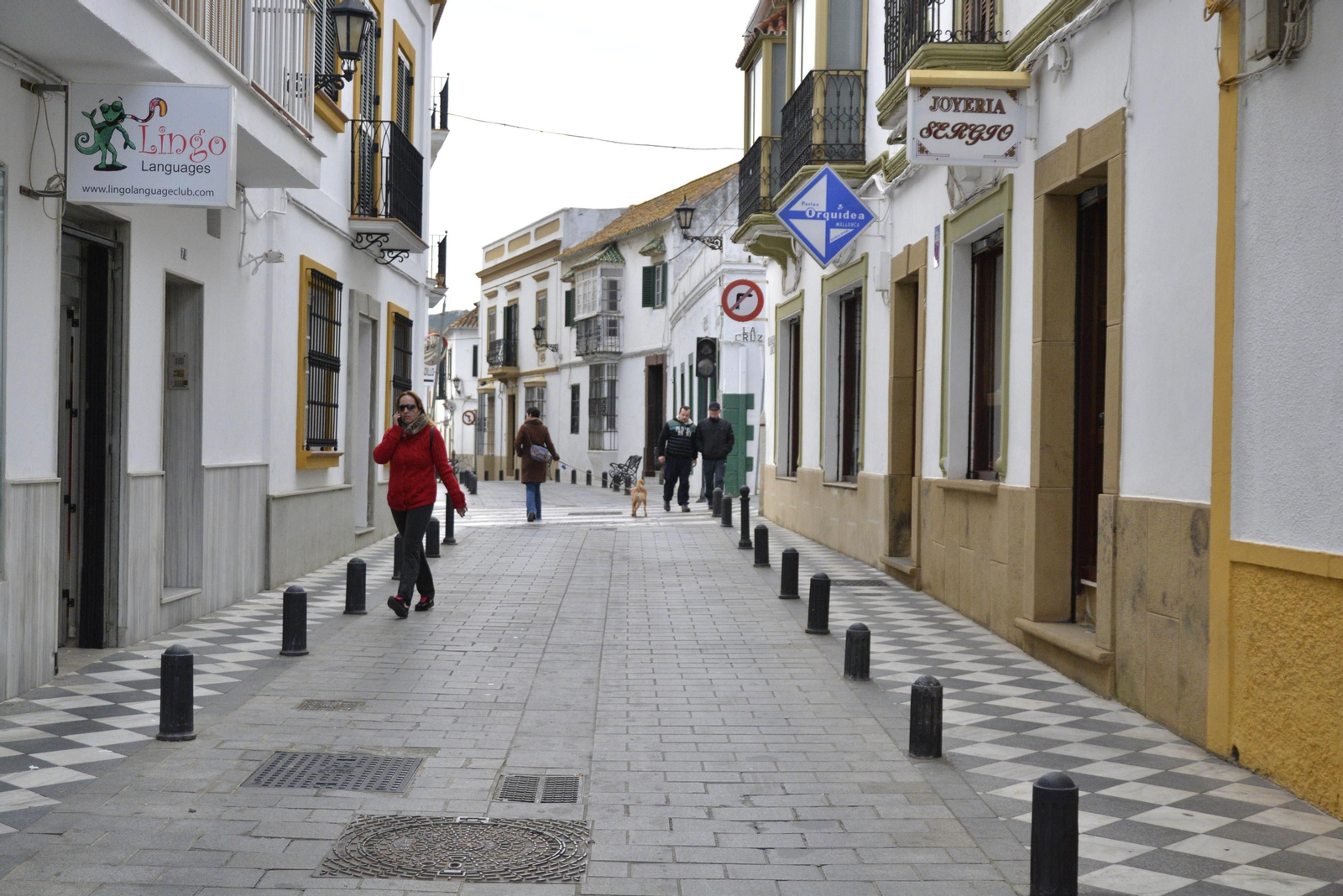 La calle Málaga, en San Roque.