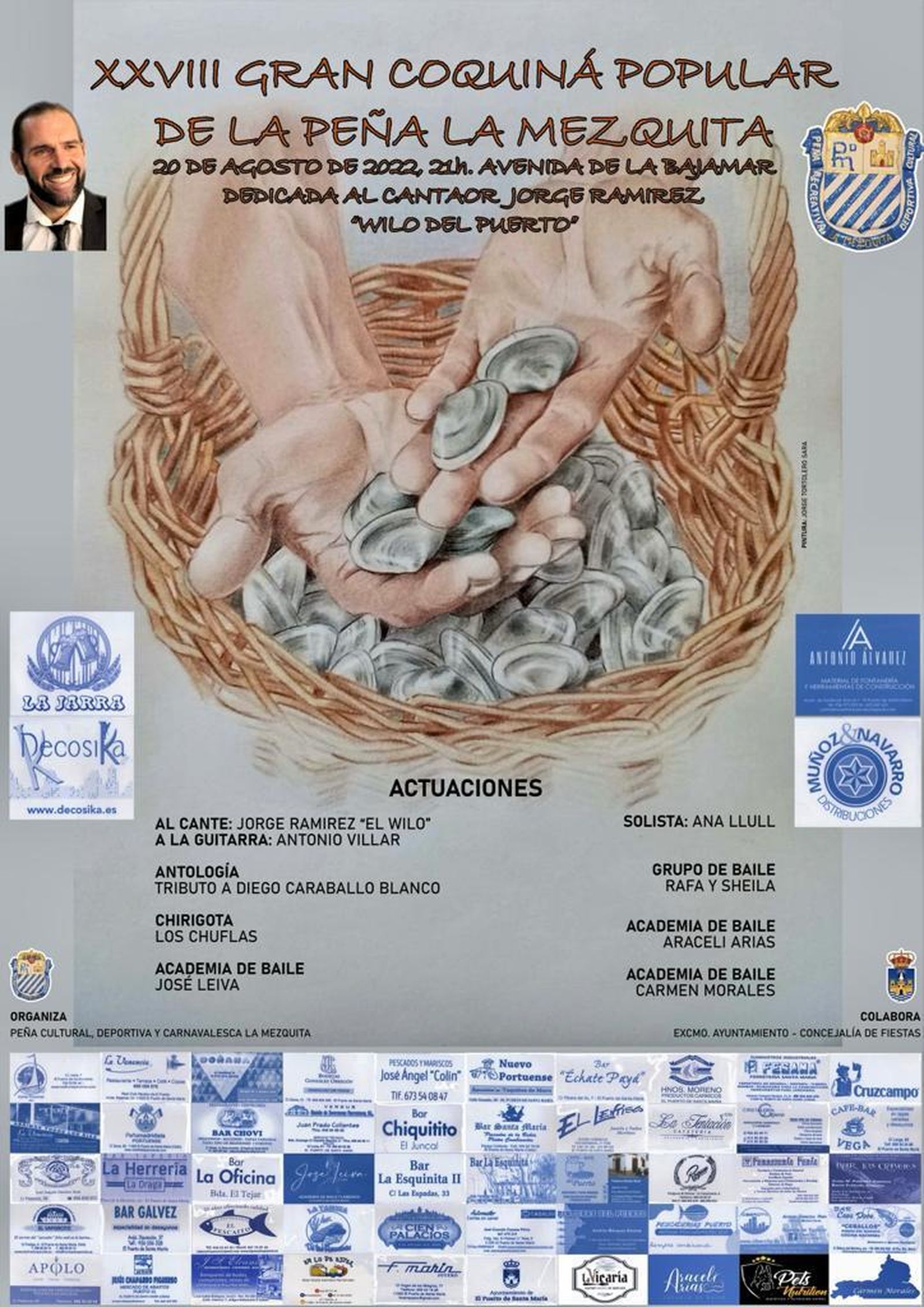 El cartel anunciador del evento.