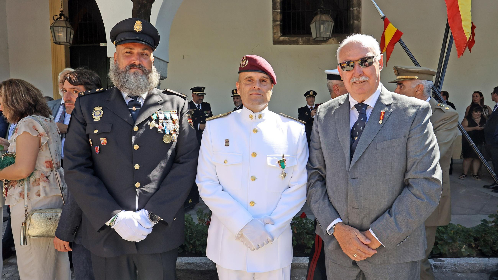 Imágenes del Día de la Policía Nacional en las Bodegas Fundador de Jerez
