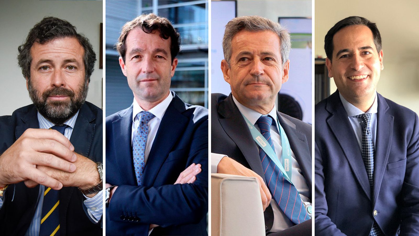 Carlos Jacinto, Ángel Escribano, Antonio Gómez-Guillamón y Antonio Ramírez