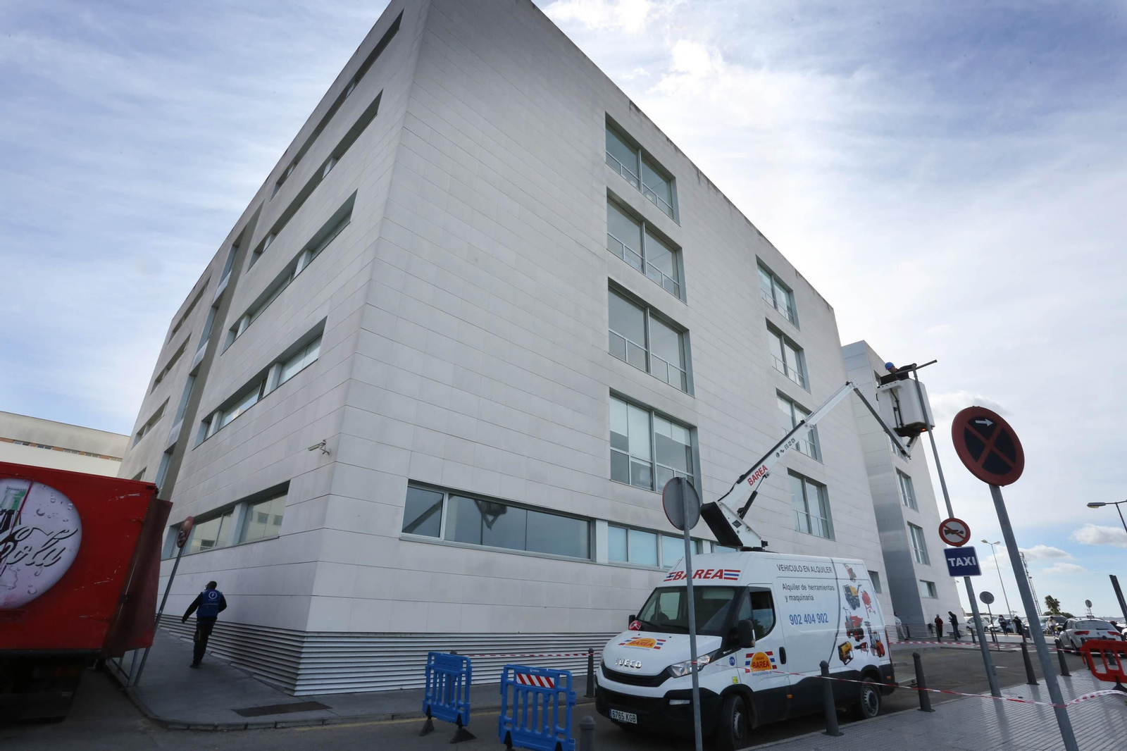 Una imagen del hospital de Jerez. Una imagen del hospital de Jerez.