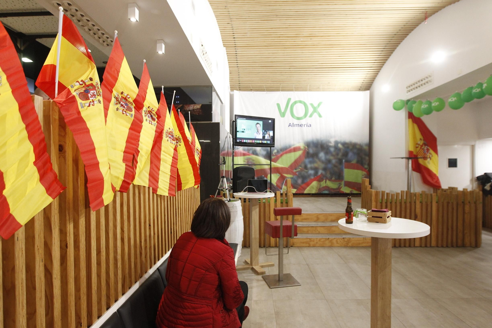 Fotogalería noche Elecciones Generales 10 Noviembre 2019. Almería