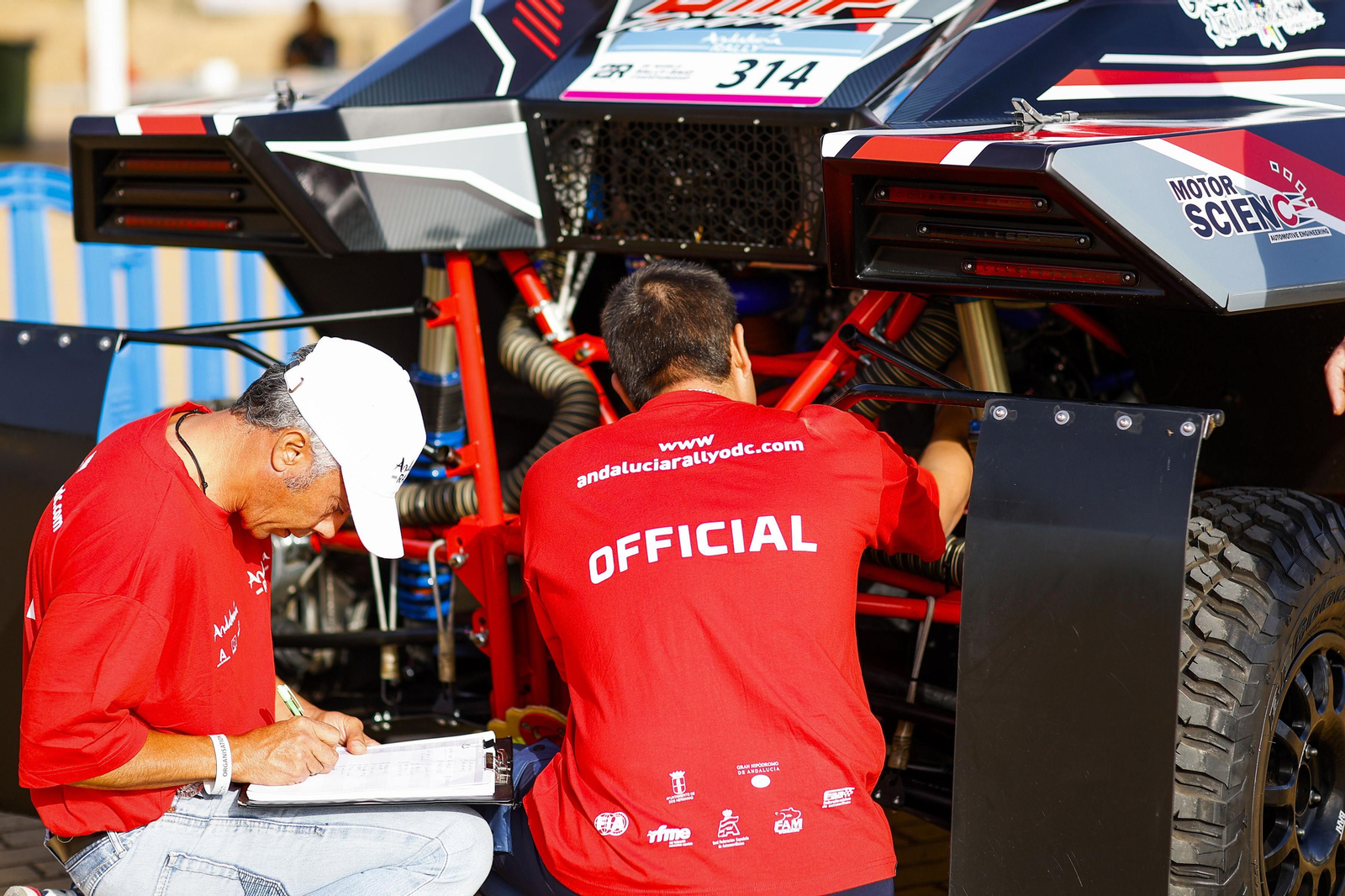 Las imágenes del 'Dakar' de Dos Hermanas