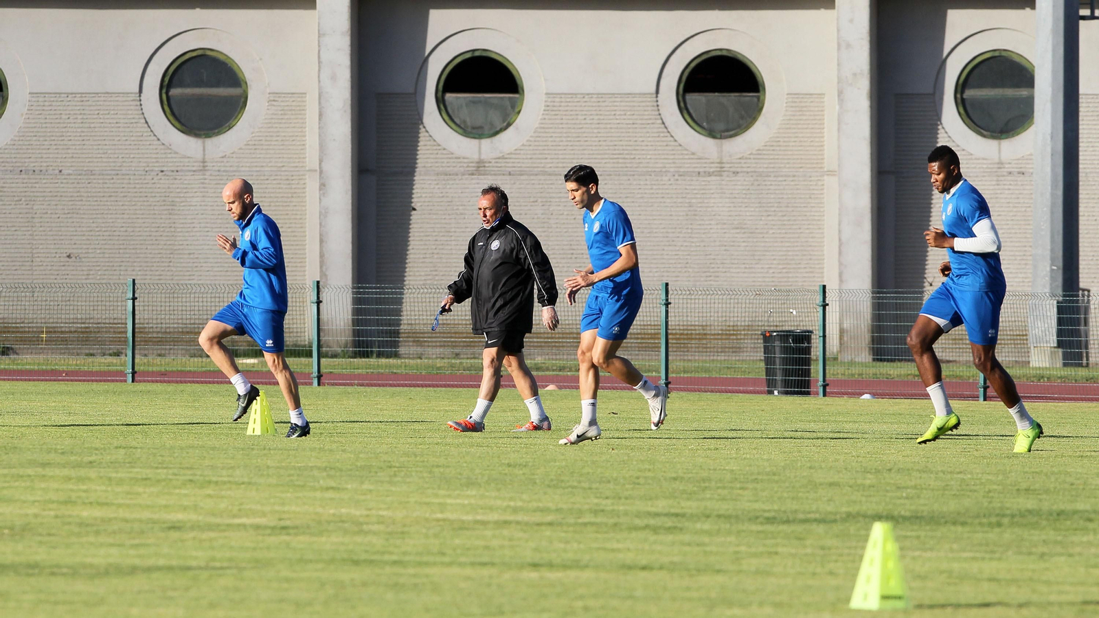 Primer entrenamiento del Xerez DFC en el Pepe Ravelo