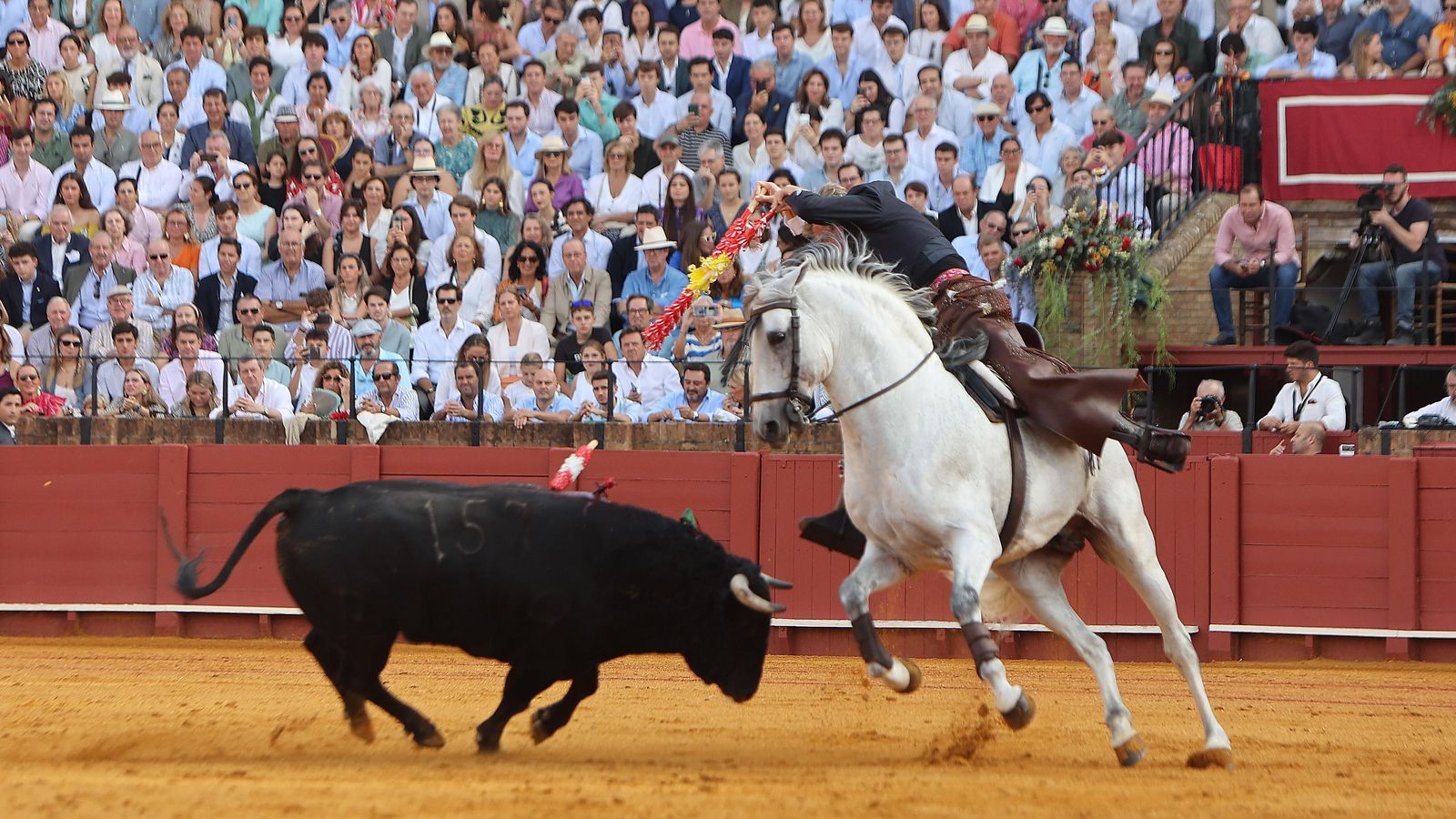Fermín Bohórquez en su faena.