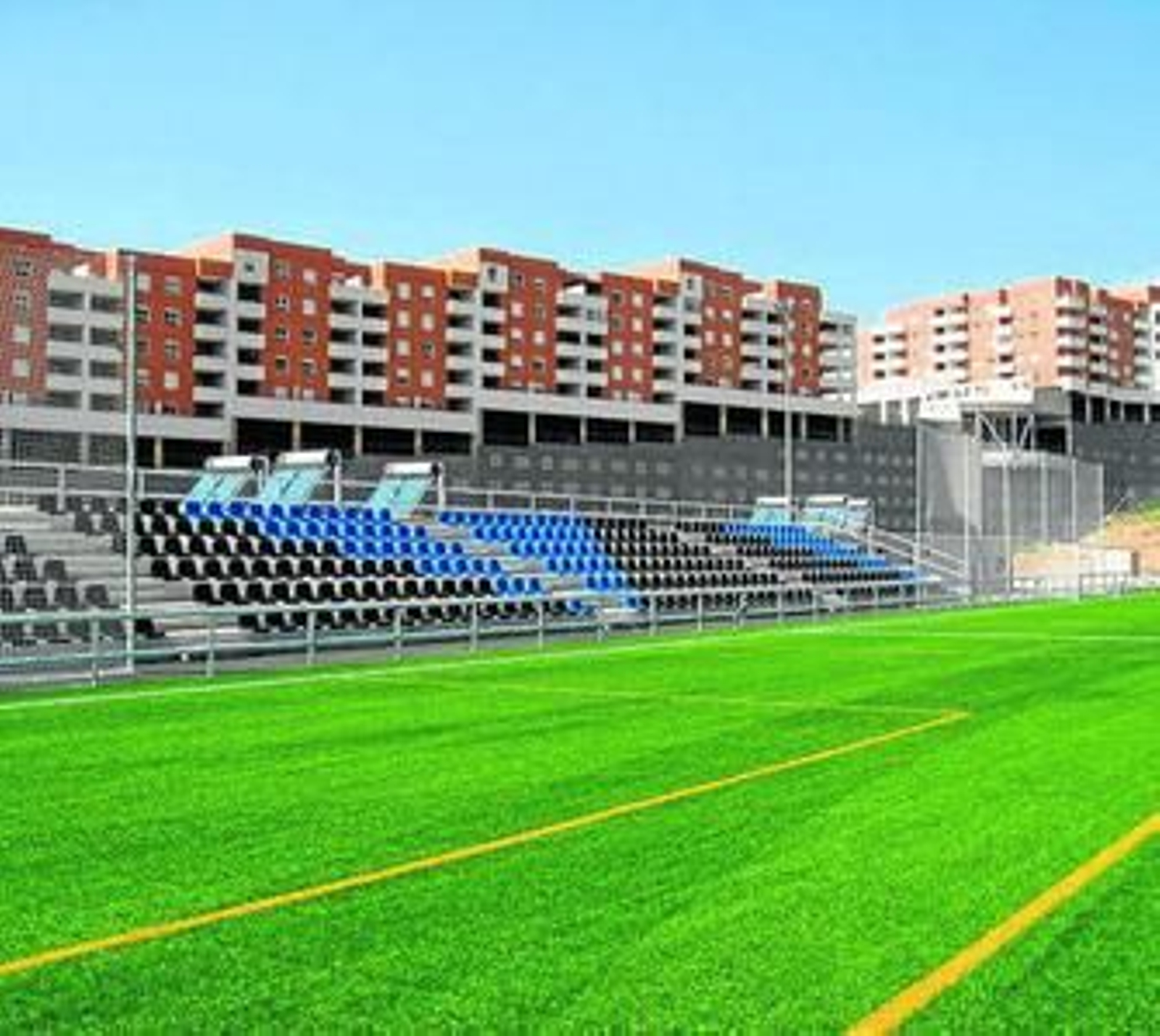 El campo de fútbol de Aguadulce está ocupado en un 95%.