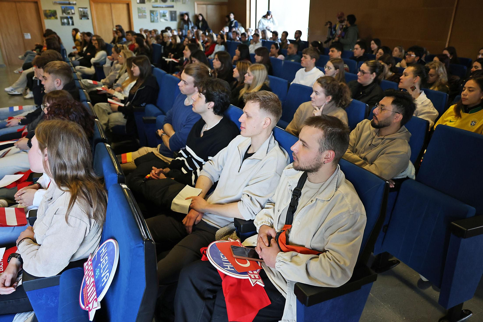 Imágenes de la bienvenida a estudiantes Erasmus de la Universidad de Huelva