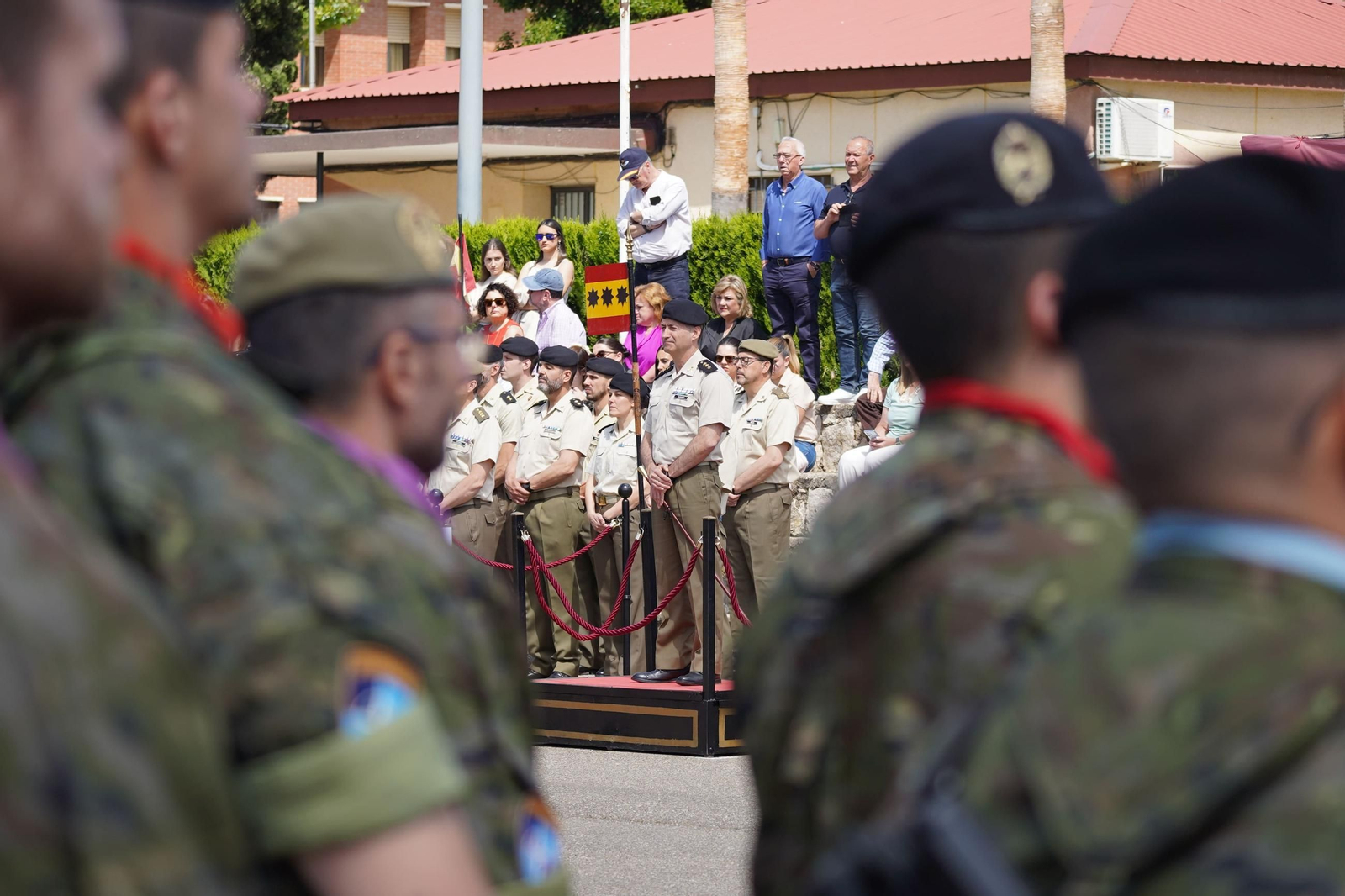 Parada militar para despedir al contingente Flanco Este Letonia XVII