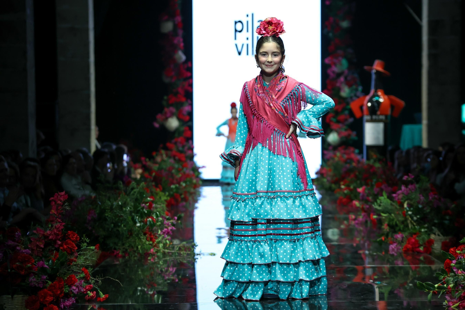 Desfile de Pilar Villar en la Pasarela Flamenca Tío Pepe Jerez 2024