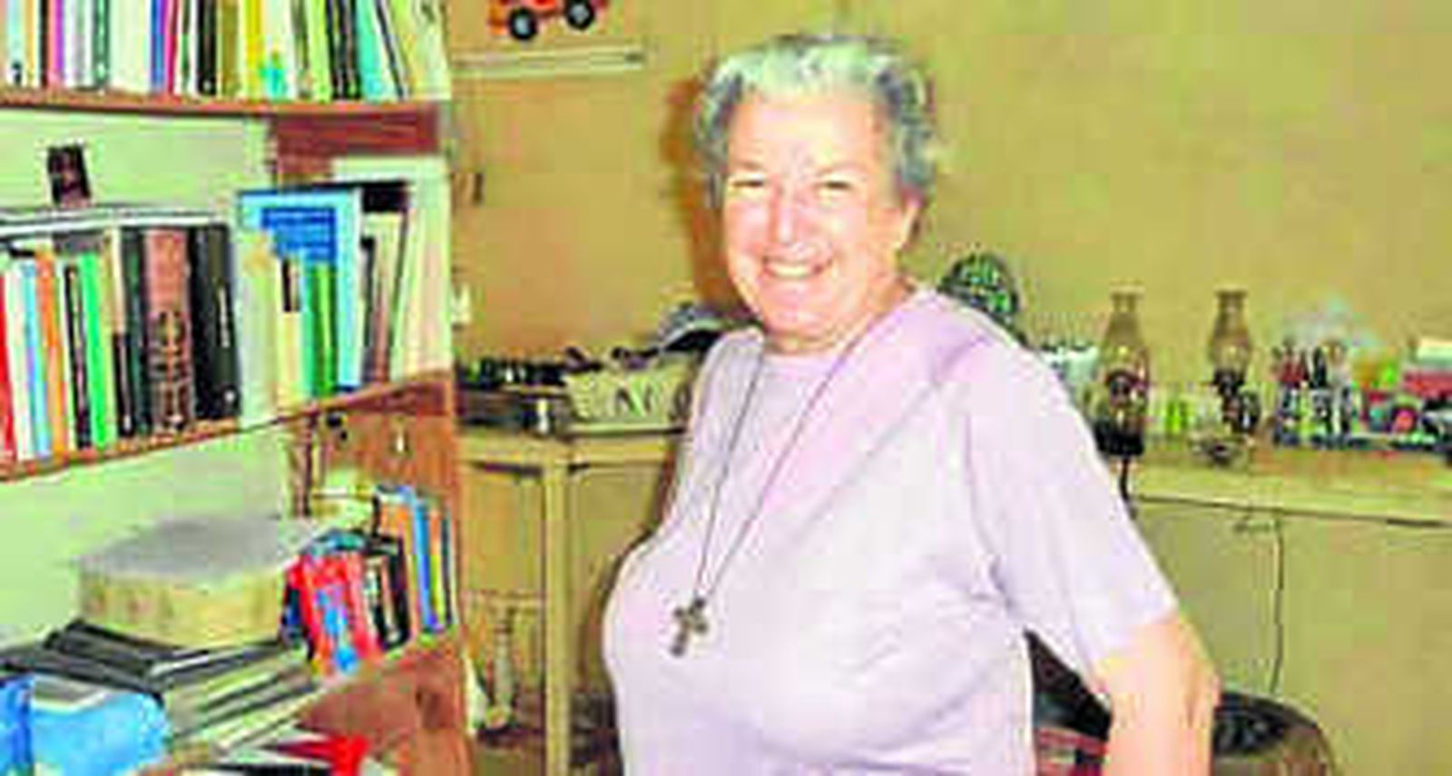 Imagen reciente de Teresa Ybarra, en Haití.