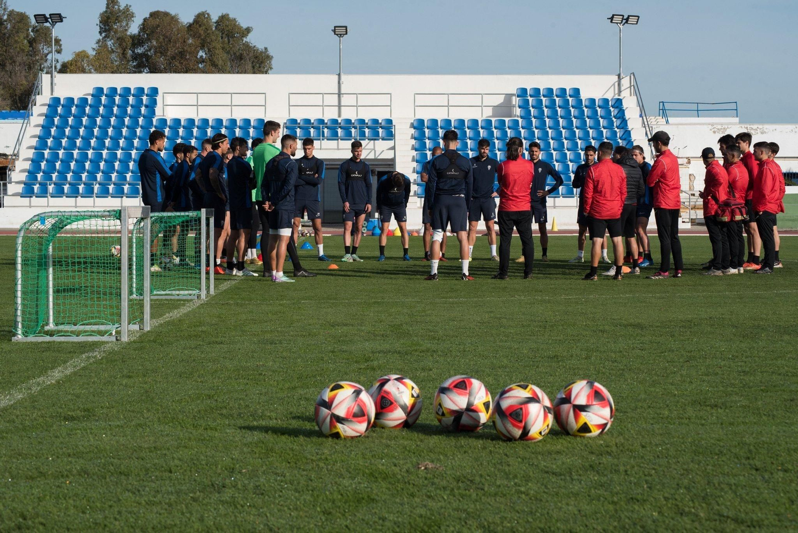 El San Fernando, durante un entrenamiento.