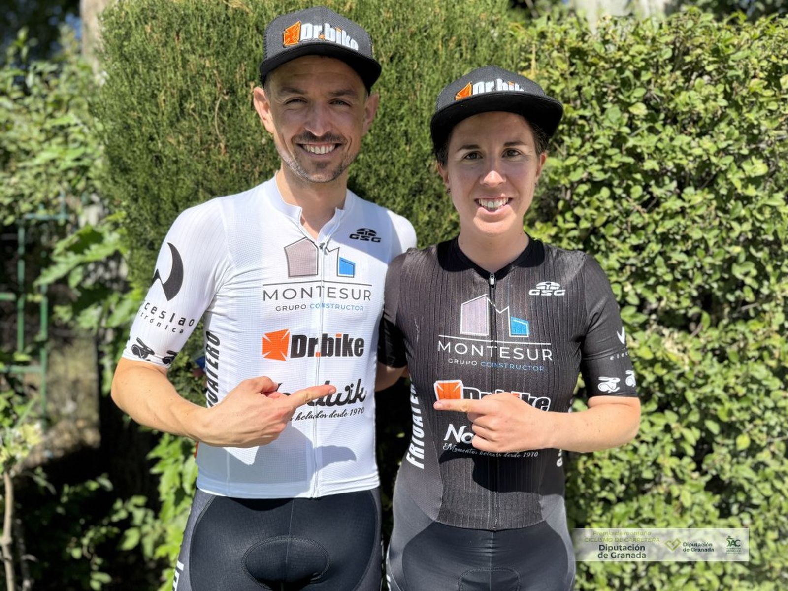 Manuel Maestra y Ana Isabel Morales tras lograr la victoria.