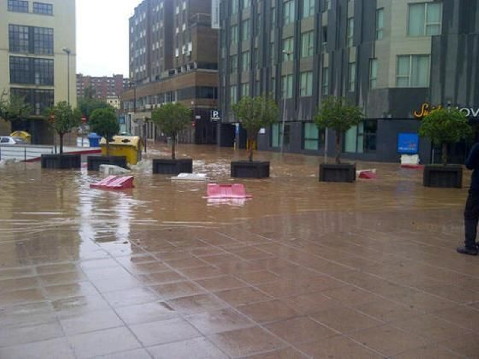 Inundaciones en la capital 

Foto: Twitter