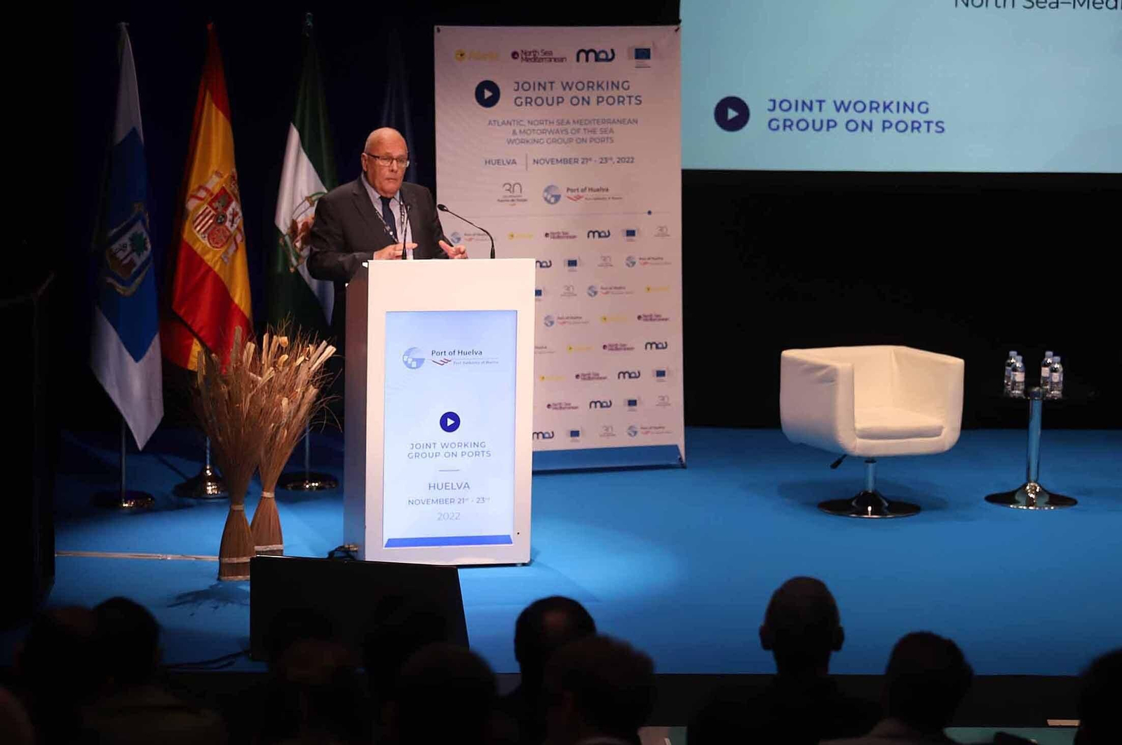 Imágenes de la jornada de los Corredores Europeos Atlántico, Mar del Norte-Mediterráneo y Autopistas del Mar