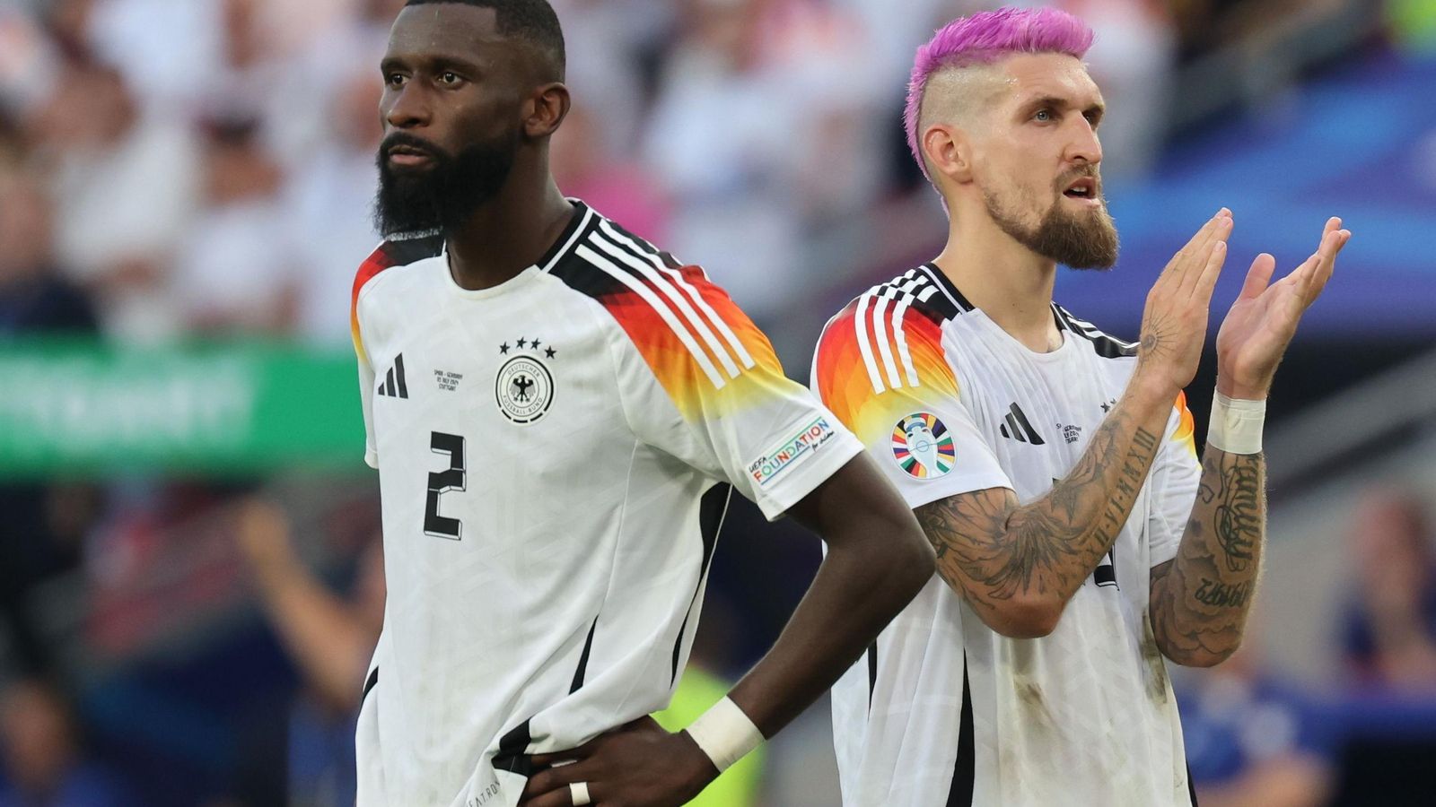 Las mejores fotos del España - Alemania