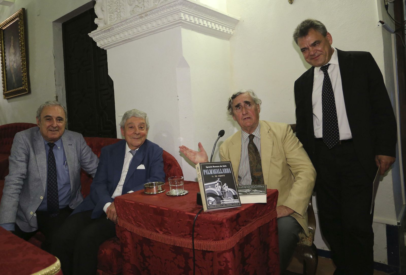 De izquierda a derecha, Rafael Valencia, José Manuel Macarro, Ignacio Romero de Solís y Antonio Molina Flores.