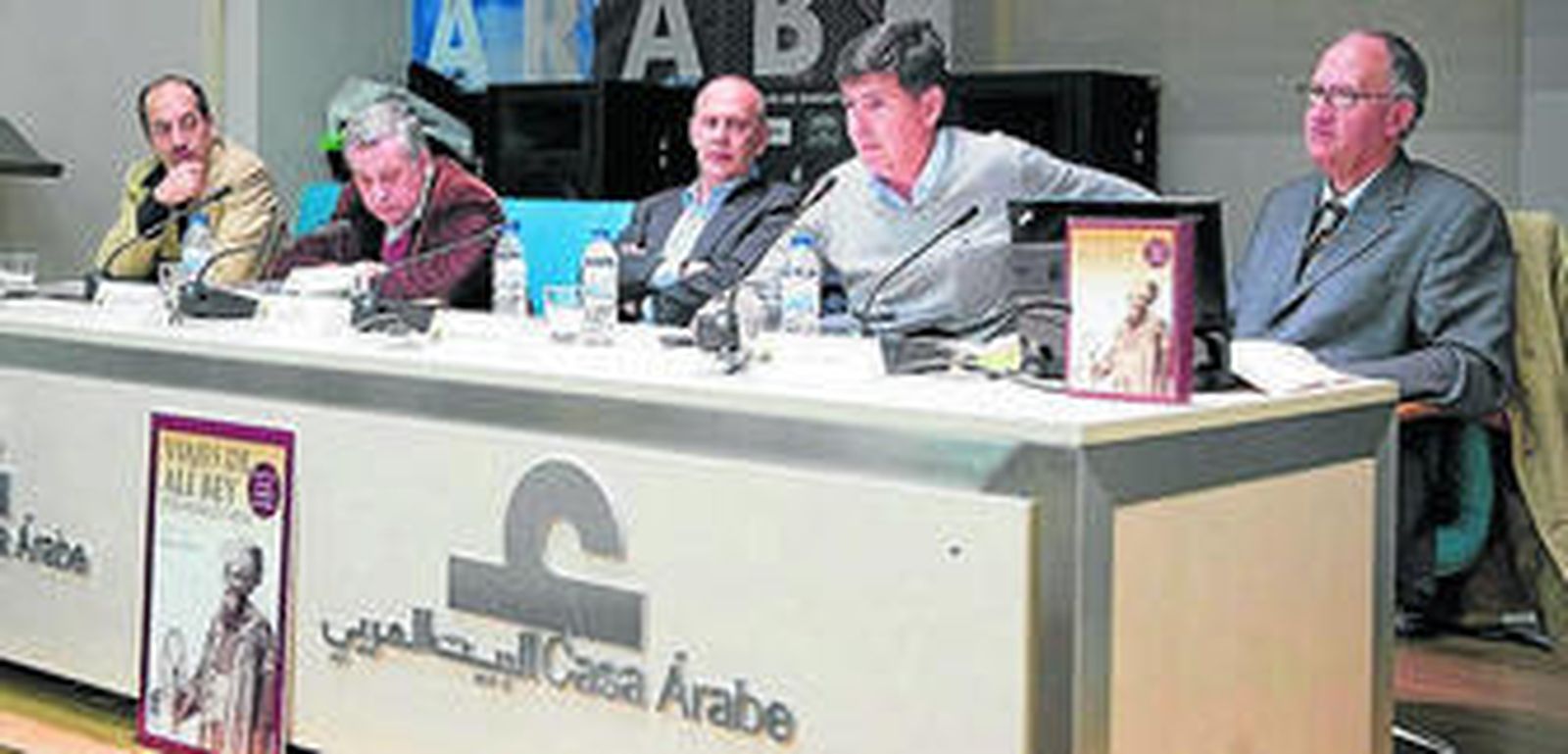 Hauser, Páez, Valenzuela, Pimentel y Mimó, ayer.