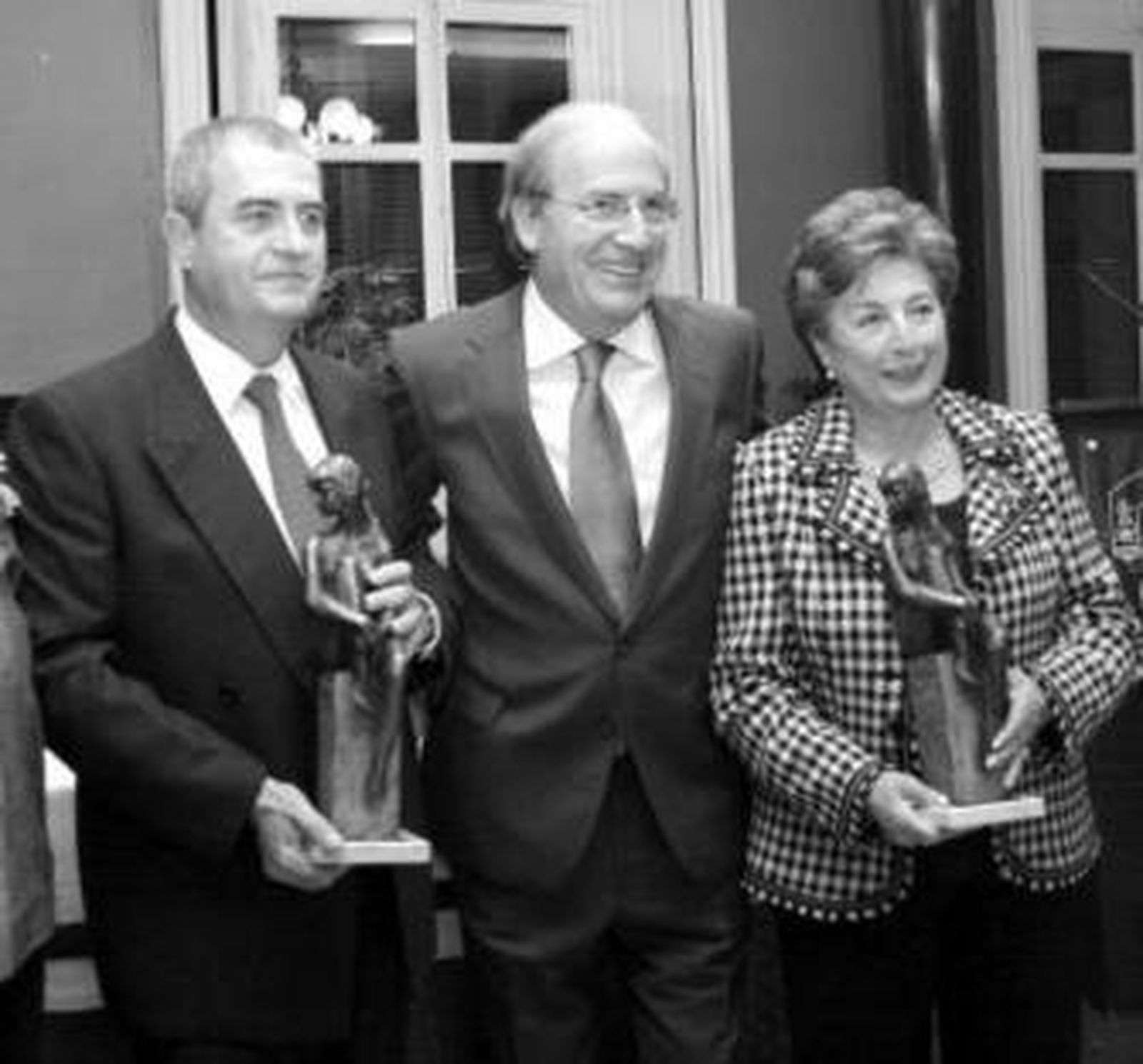 Diego Ladredo, Pedro Rodríguez y Pilar Gallango.