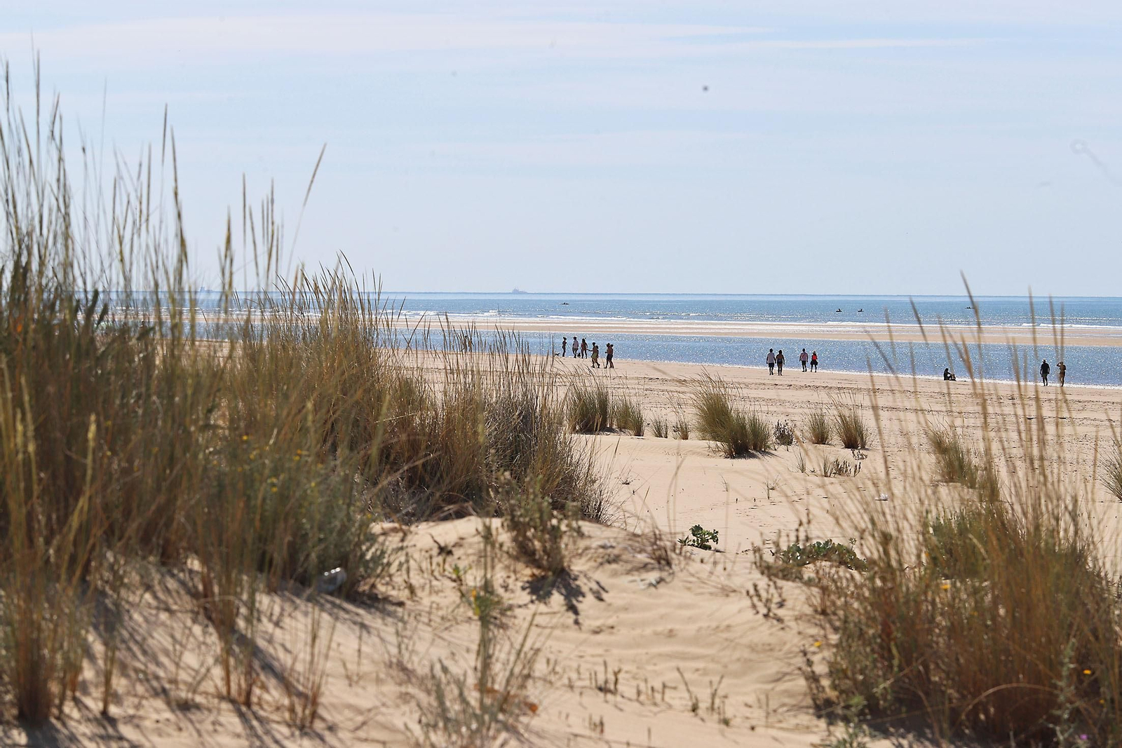 Imágenes de las playas de Huelva en la jornada de domingo